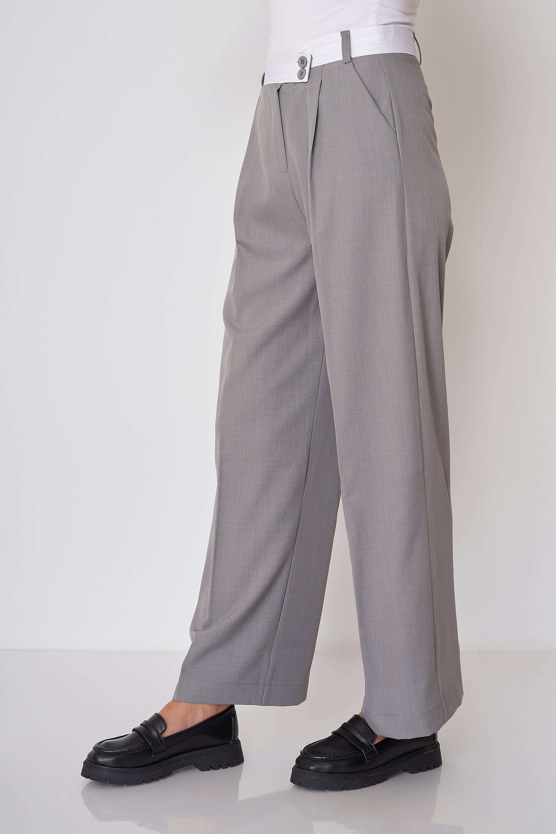 Trousers - Plain ( With-Belt )