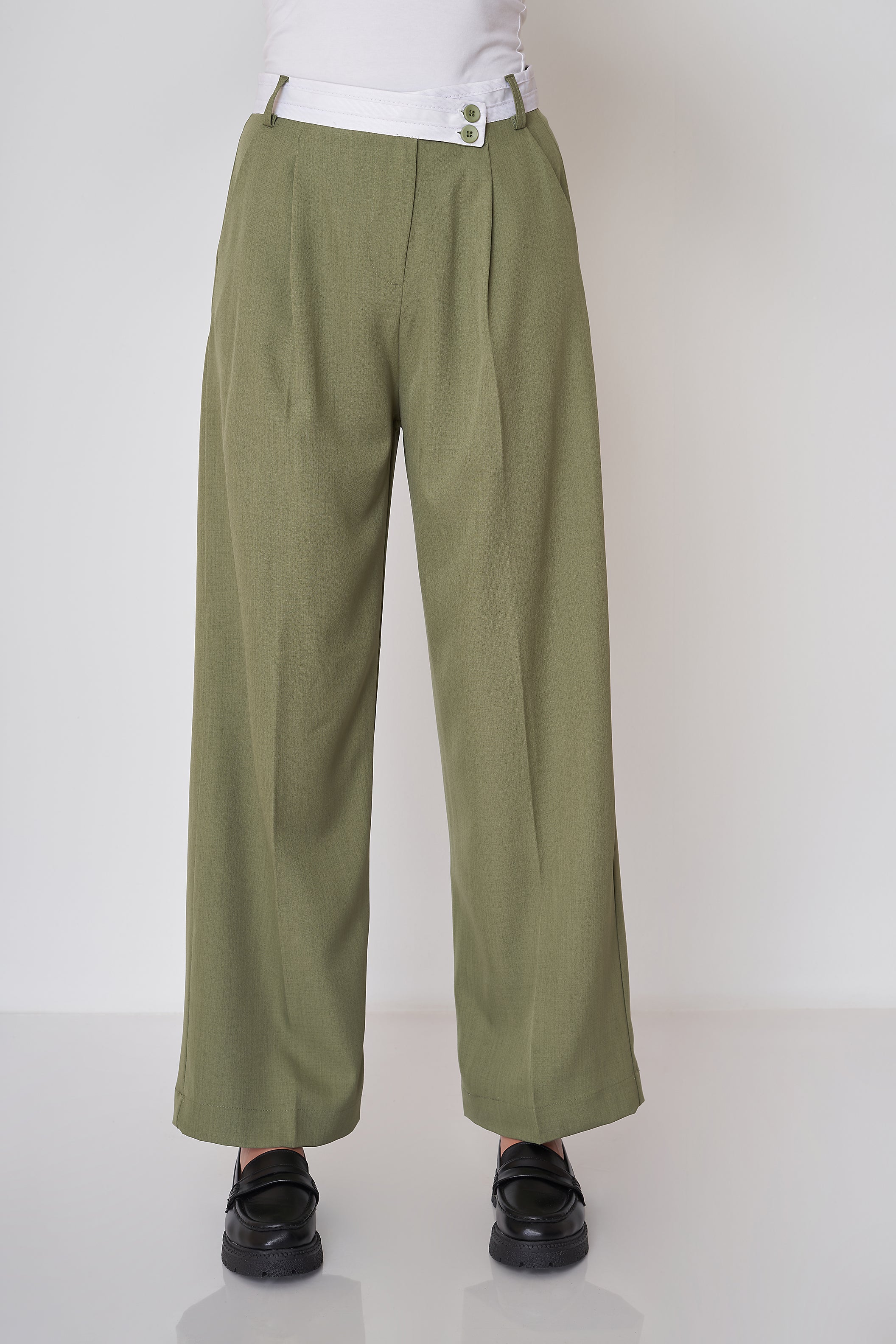 Trousers - Plain ( With-Belt )