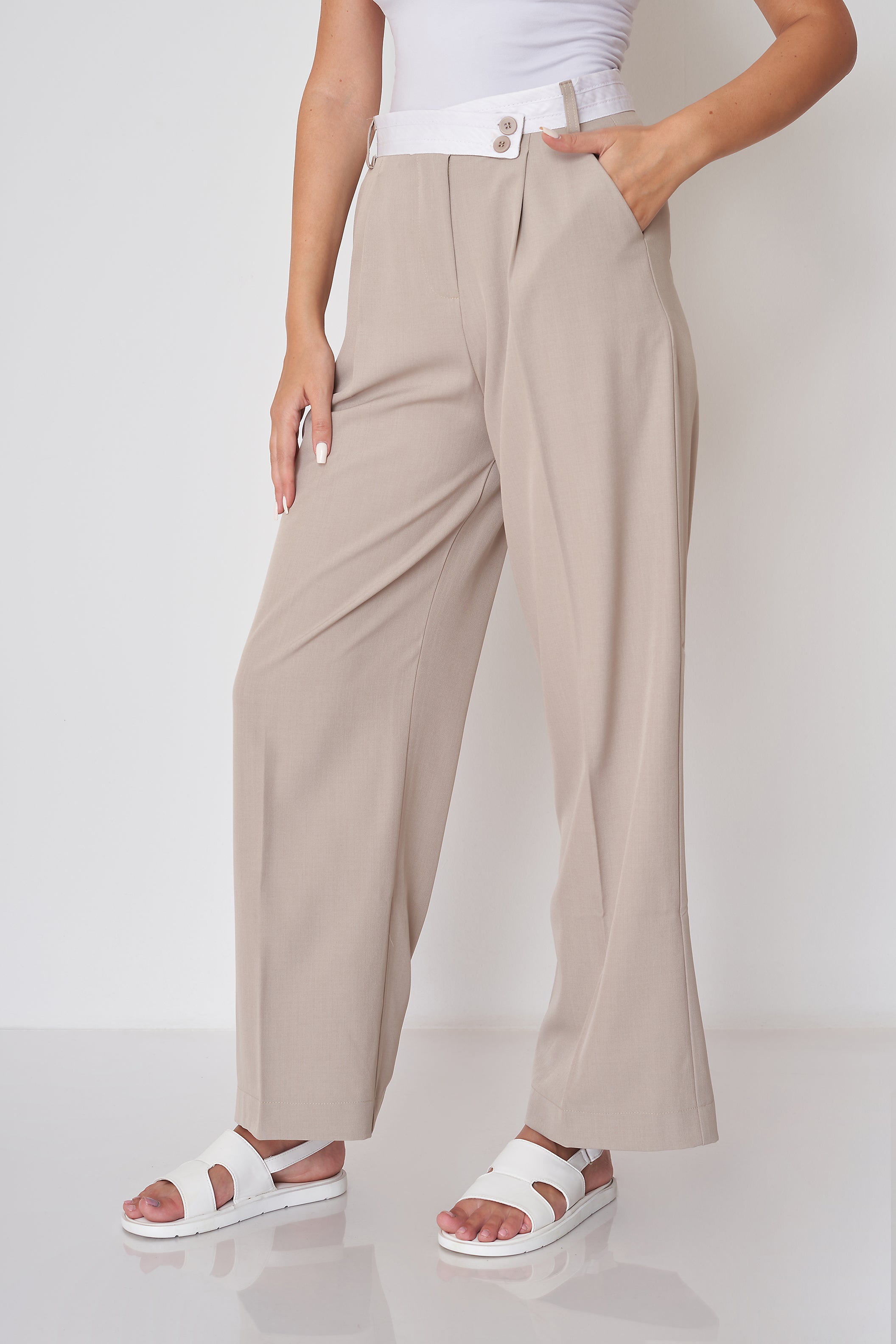 Trousers - Plain ( With-Belt )