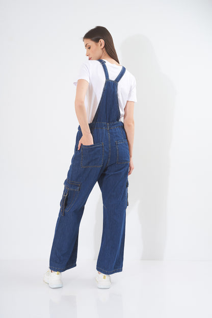 Wide Leg Jumpsuit - ( With-Pockets )