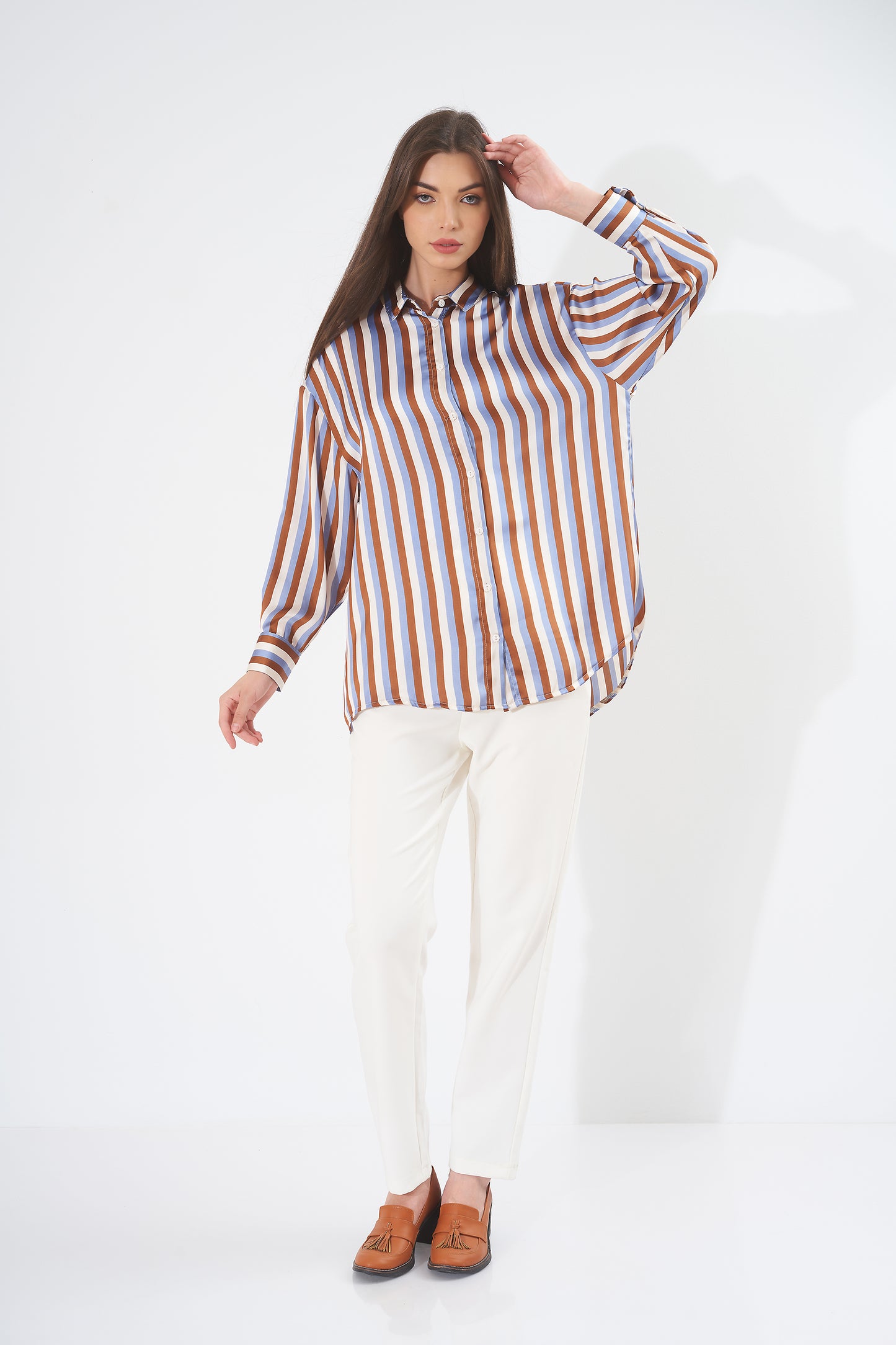 Colorful Shirt - ( Wide - Stripes )