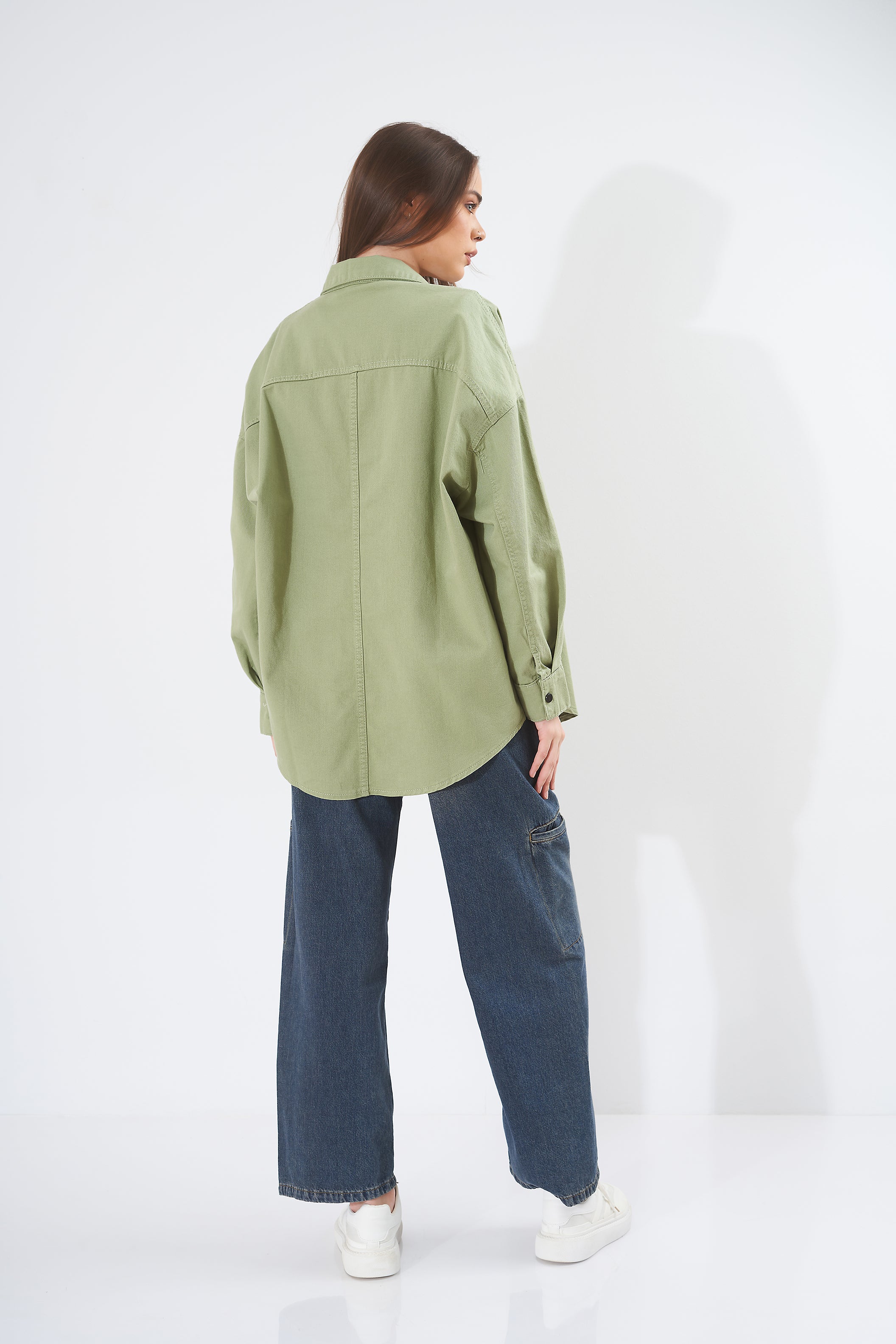 Gabardine Jacket - 2 Large Pockets (Colors )