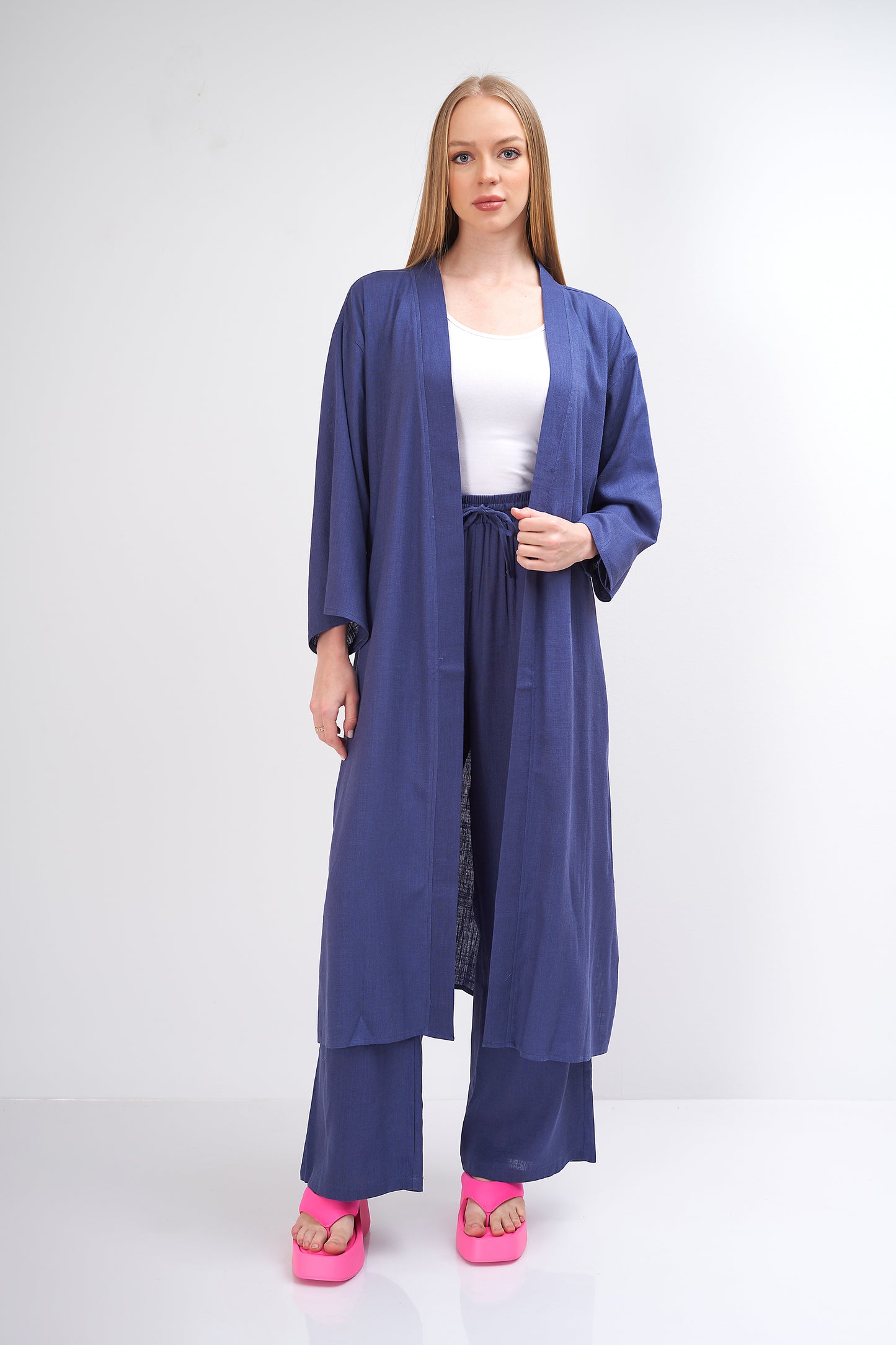 Plain Kimono - with Belt