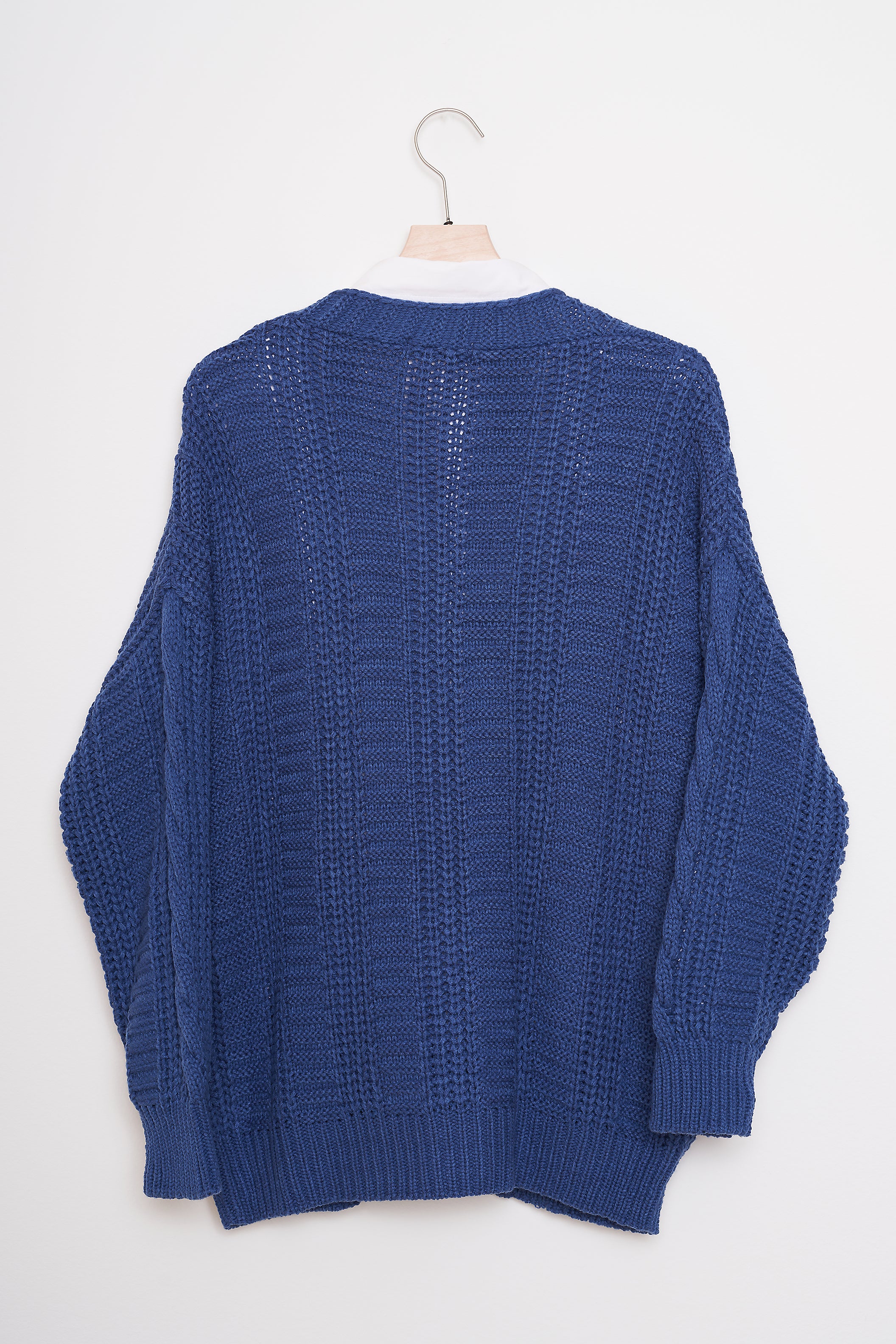 Knitwear Cardigan - Cable Knit Pattern