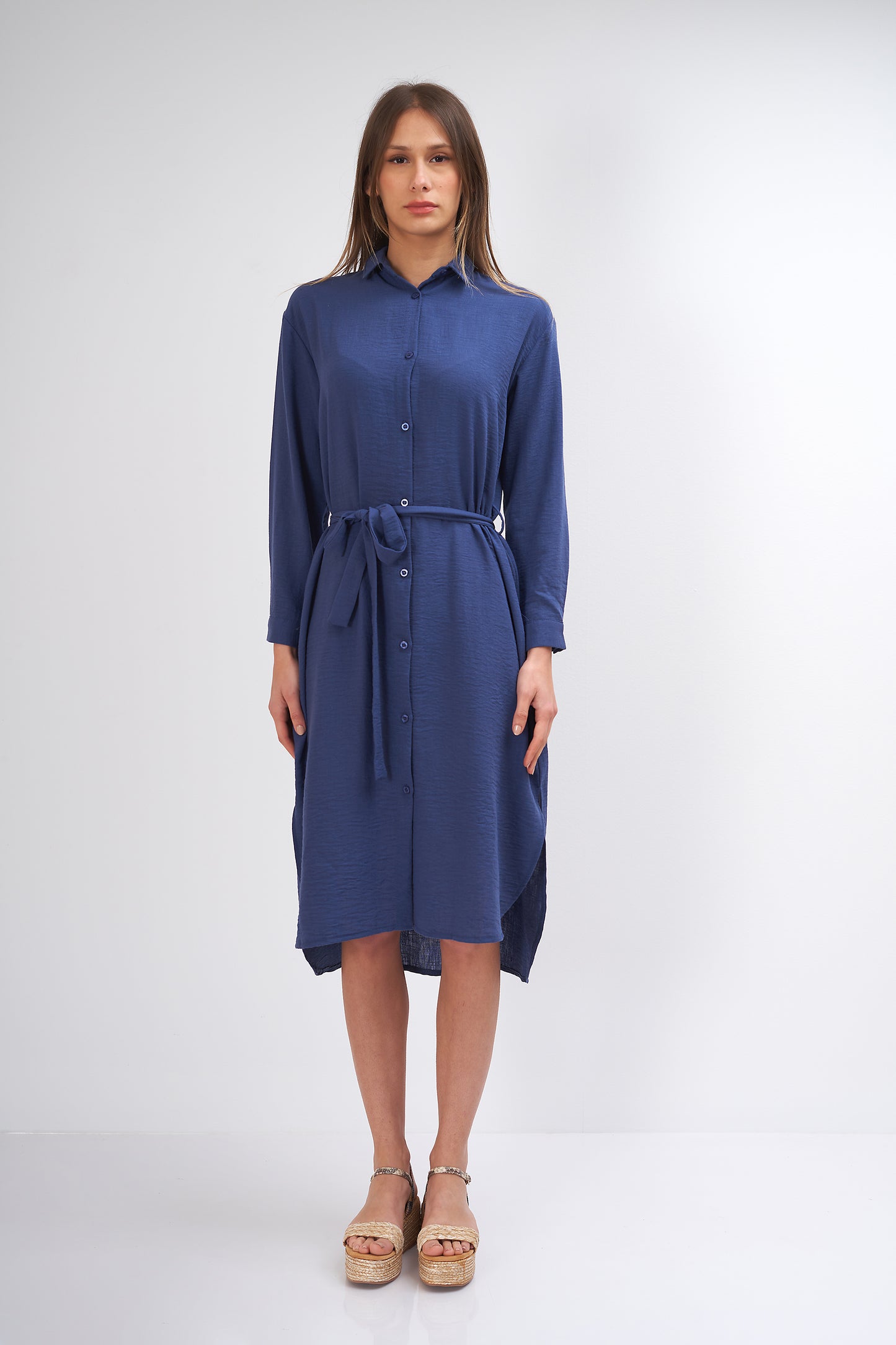 Simple dress - with a belt