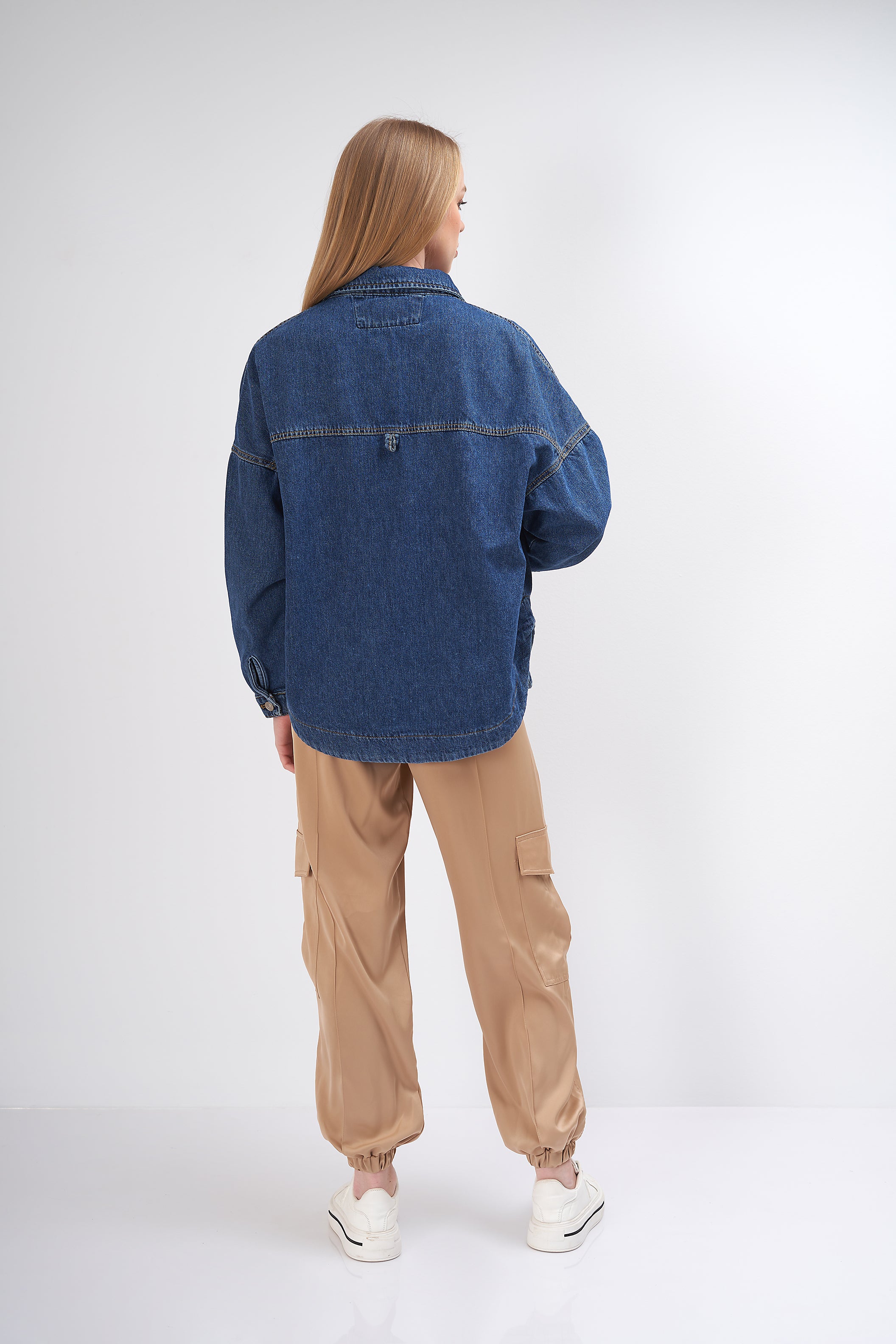 Plain Denim - Jacket (2 Pockets)