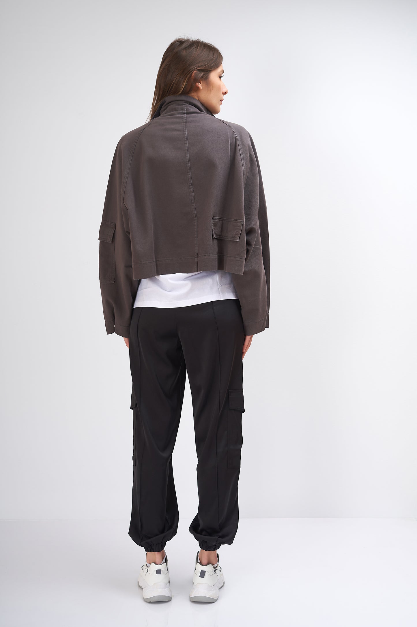 Gabardine Jacket-(Short - 2 Pockets)