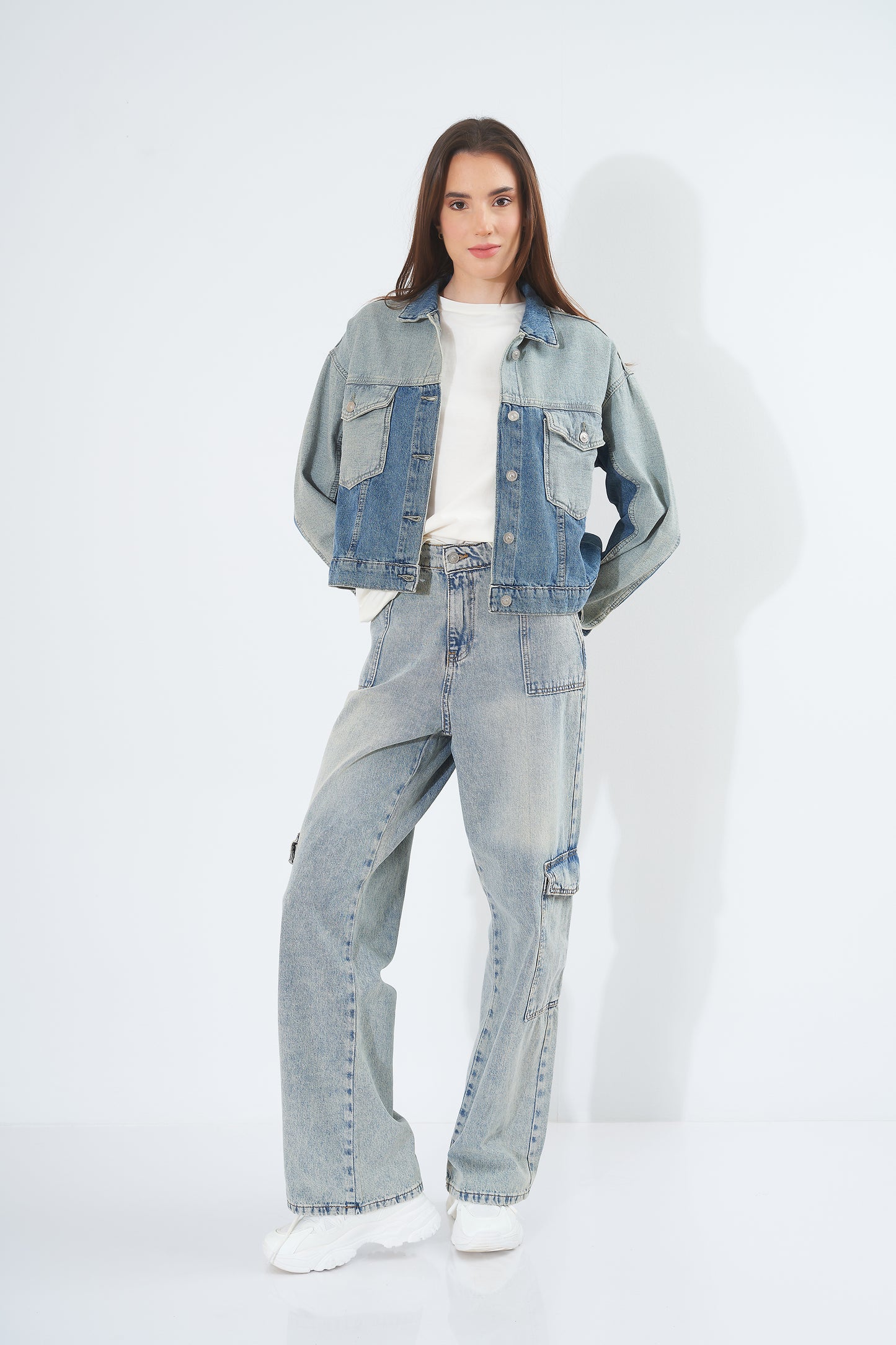 Plain Chest Pocket - Jeans Jacket
