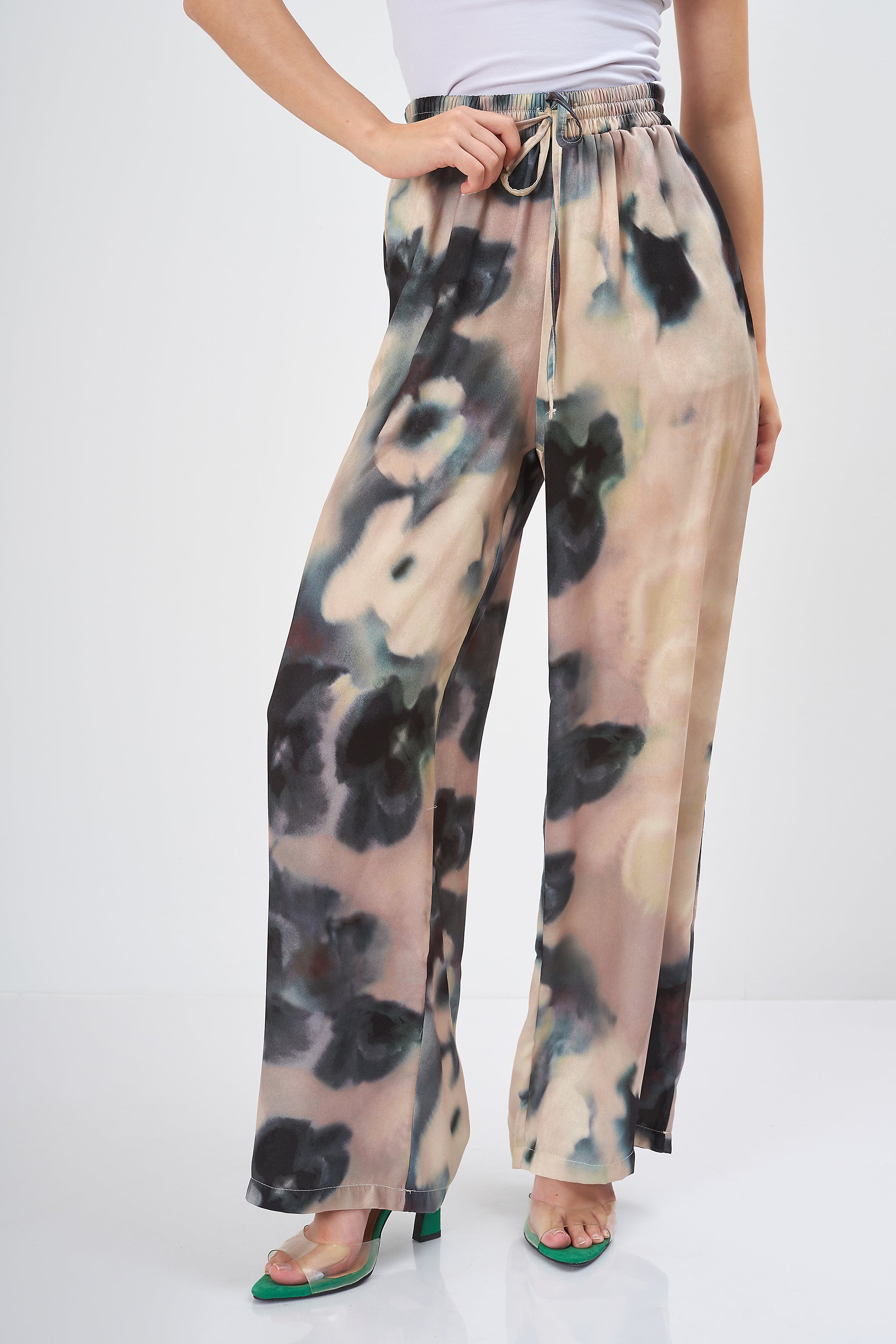 Satin Trouser - Drawstring (Waist)