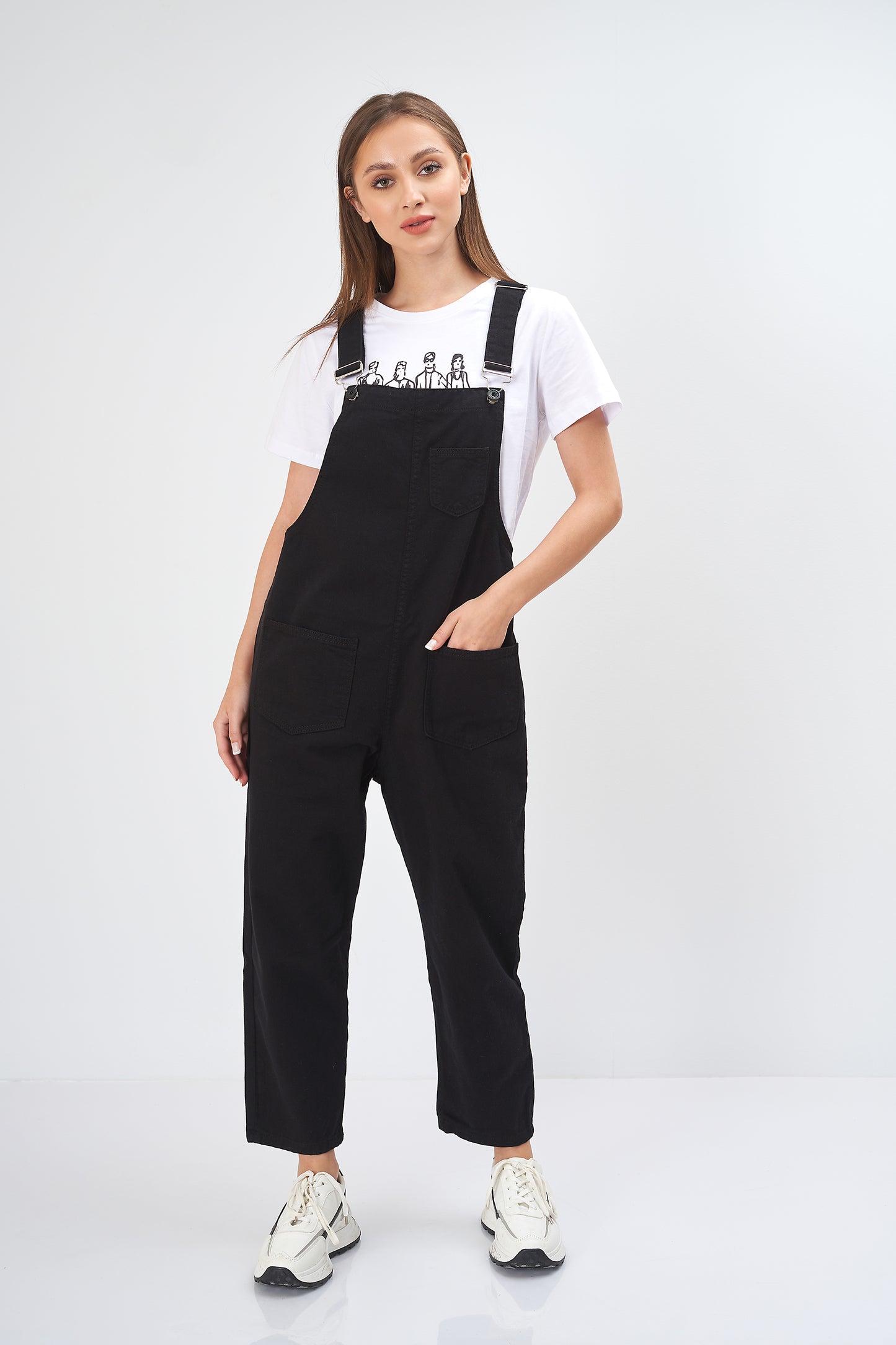 Gabardine Jumpsuit - Plain