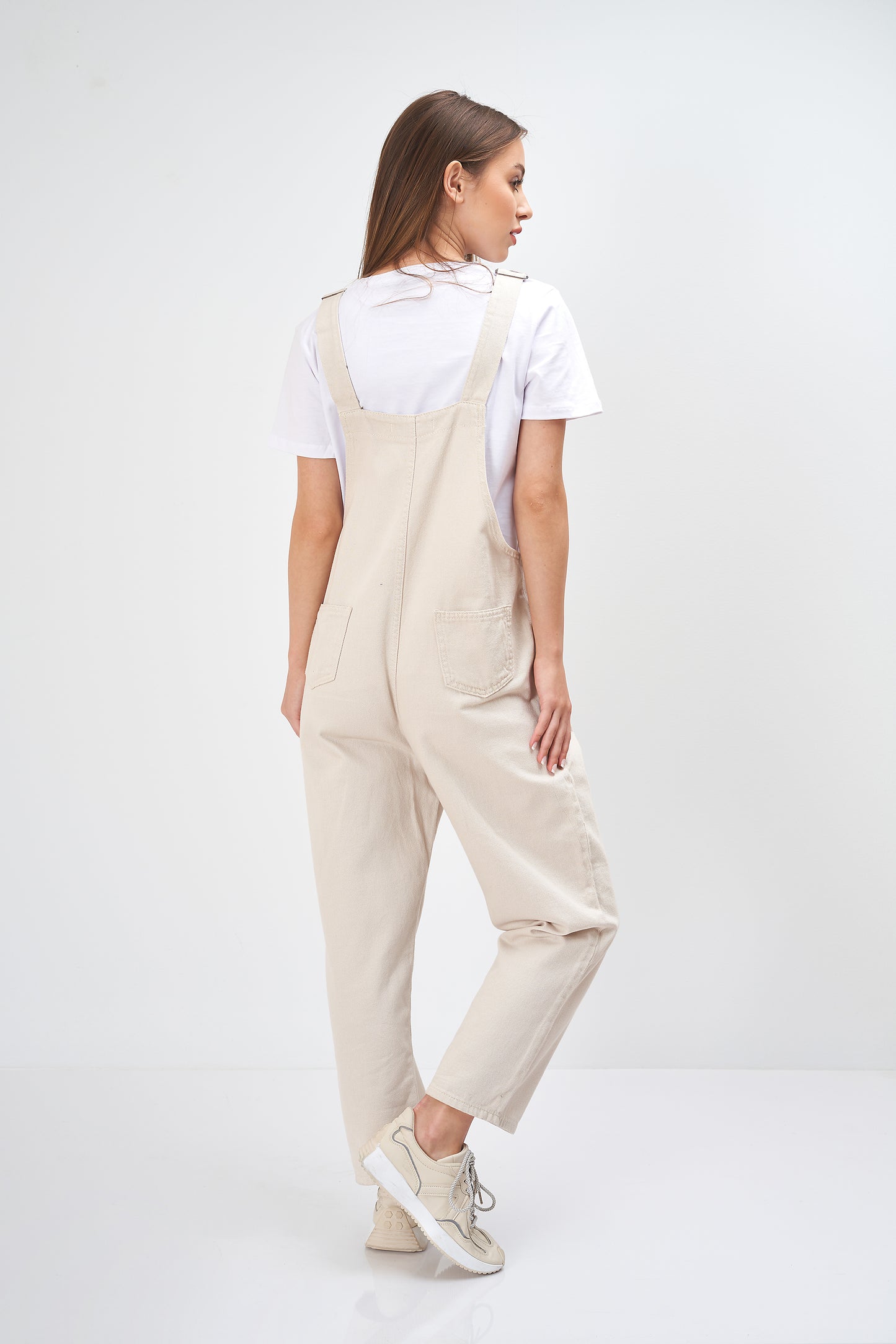 Gabardine Jumpsuit - Plain