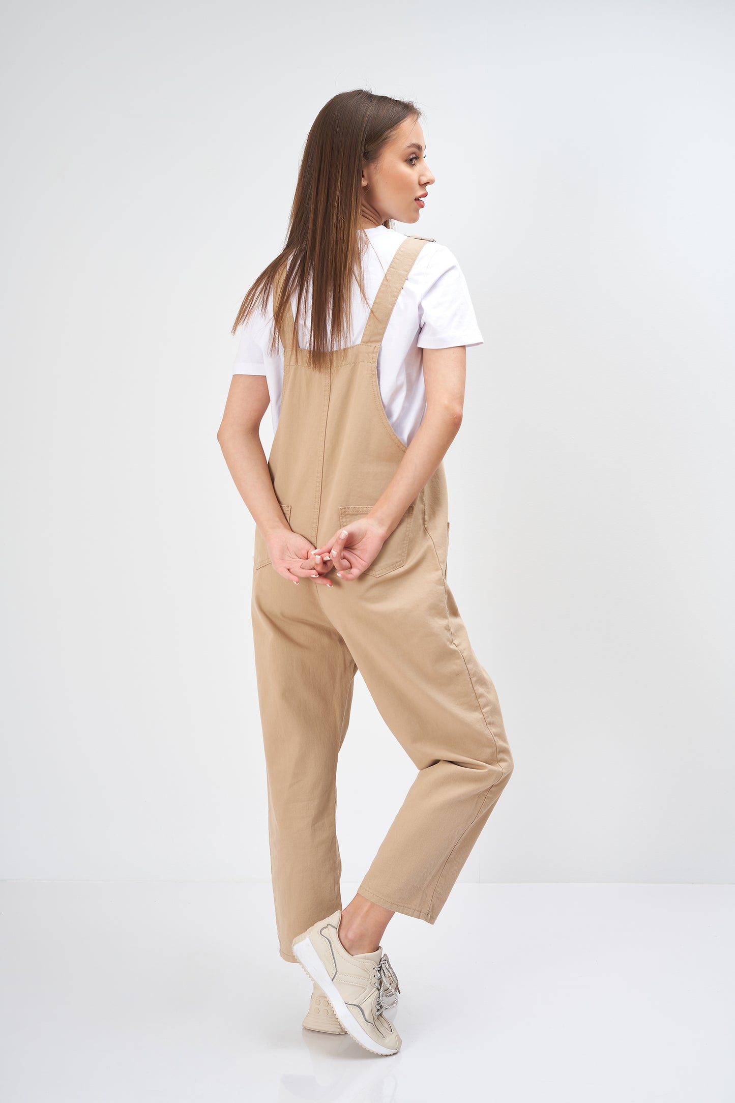 Gabardine Jumpsuit - Plain