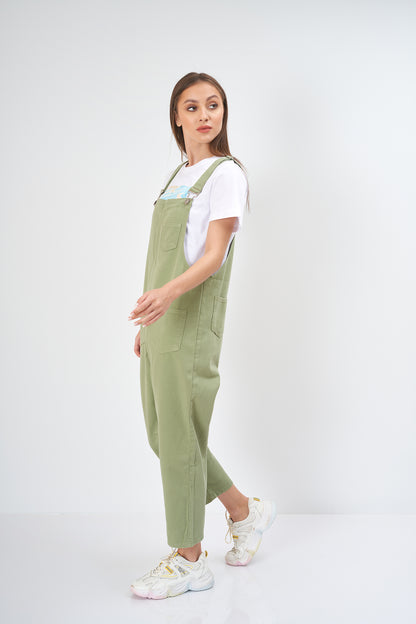 Gabardine Jumpsuit - Plain