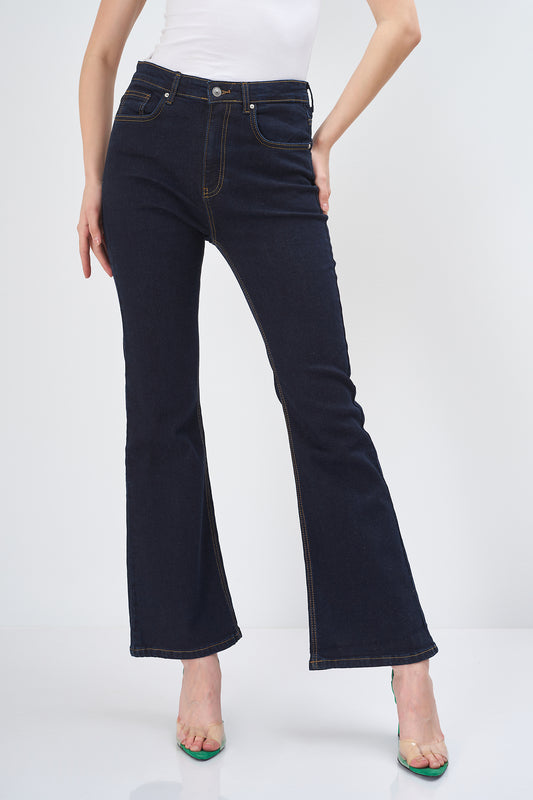 Long Rise - (Flared Fit) Jeans