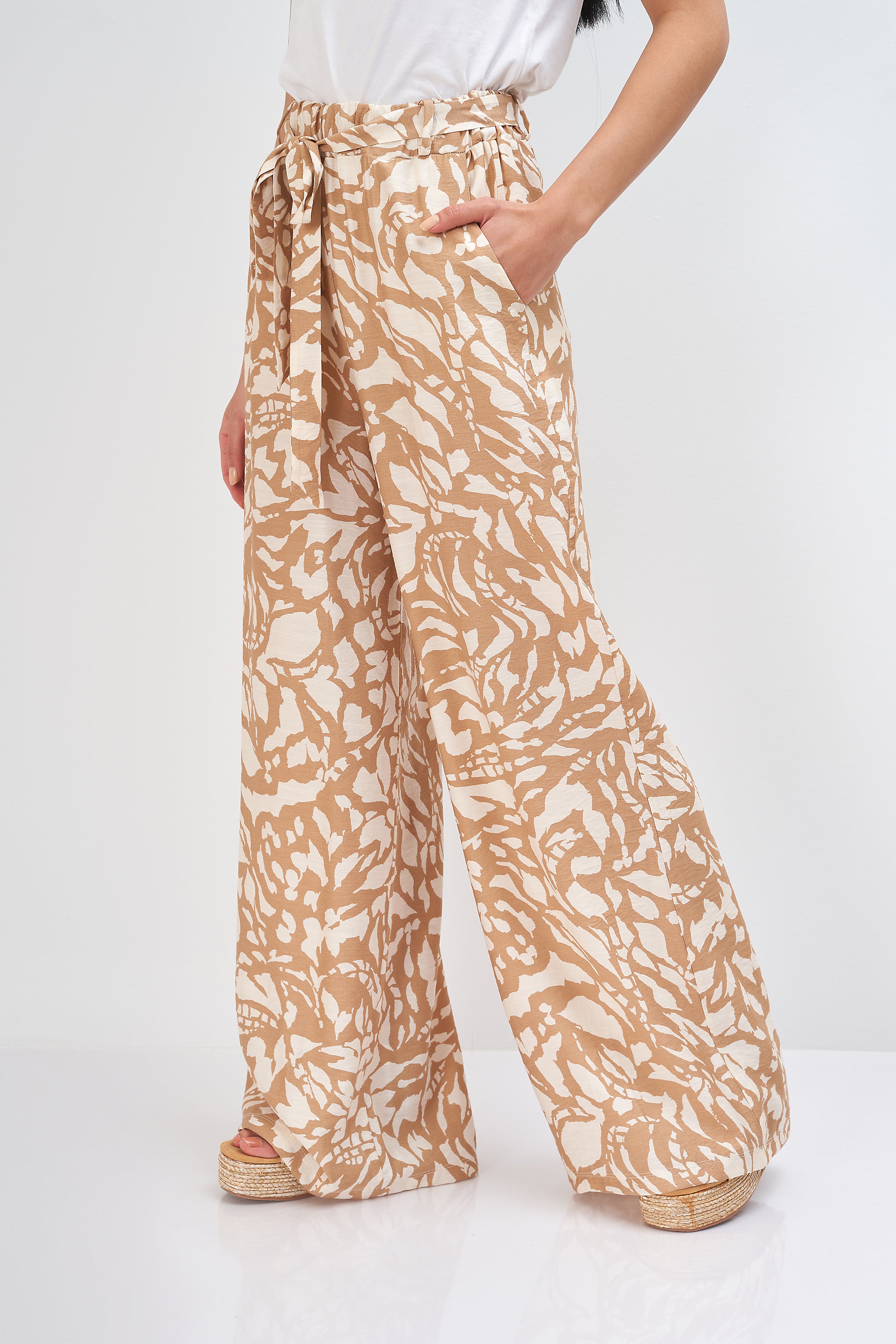 Plain Trouser - with patterns (drawstring)