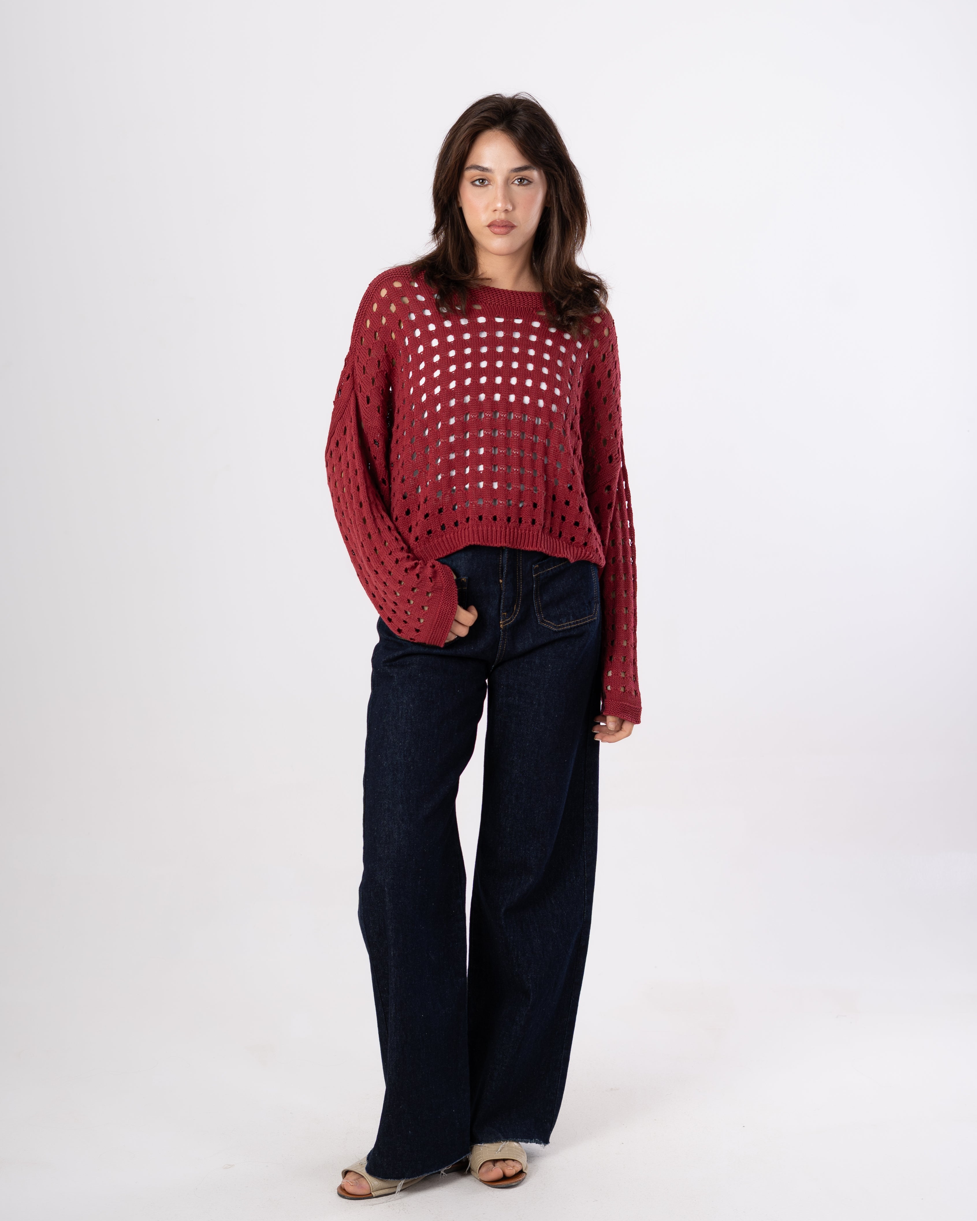 Knitwear Bodysuit - With Cut-Outs