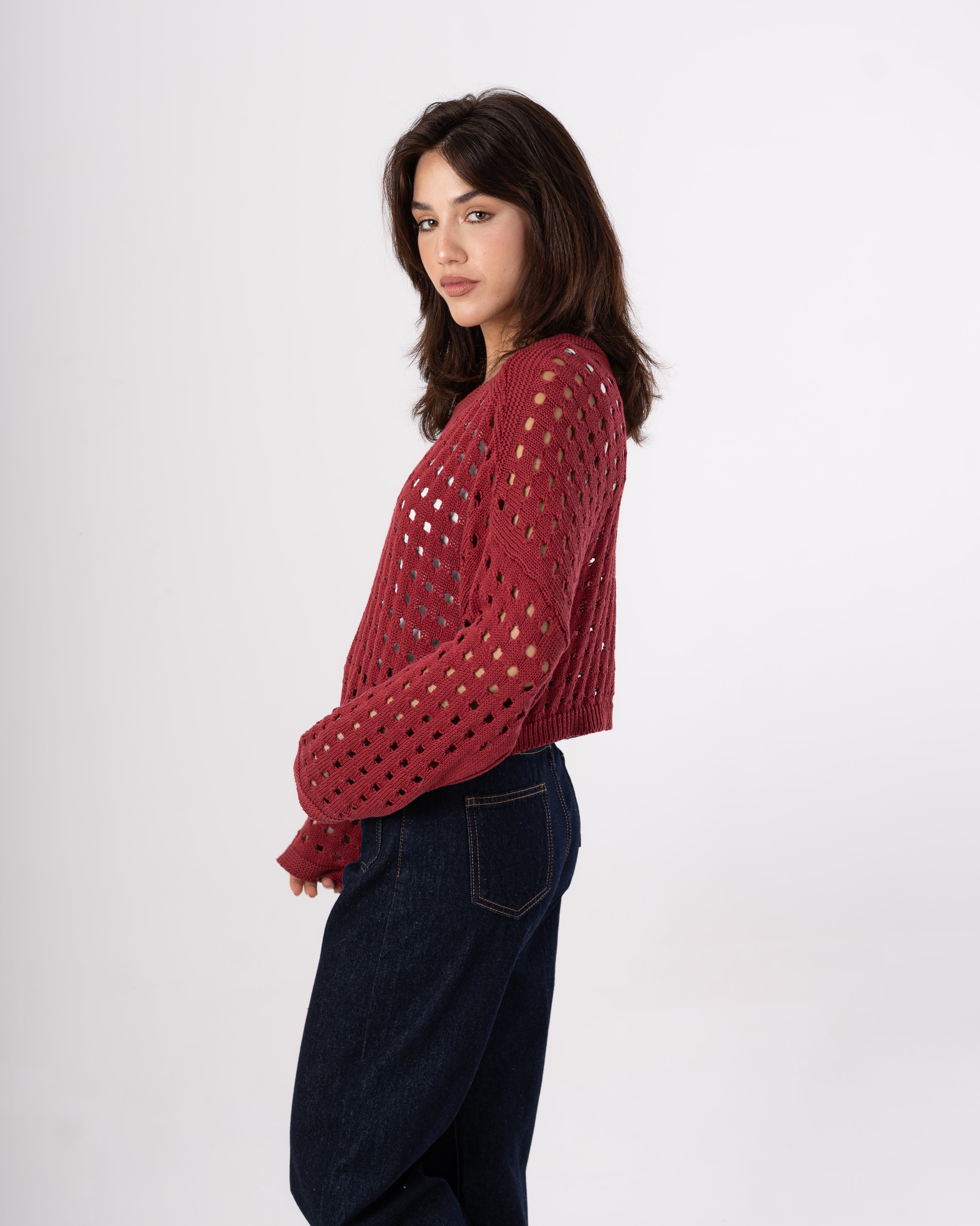 Knitwear Bodysuit - With Cut-Outs