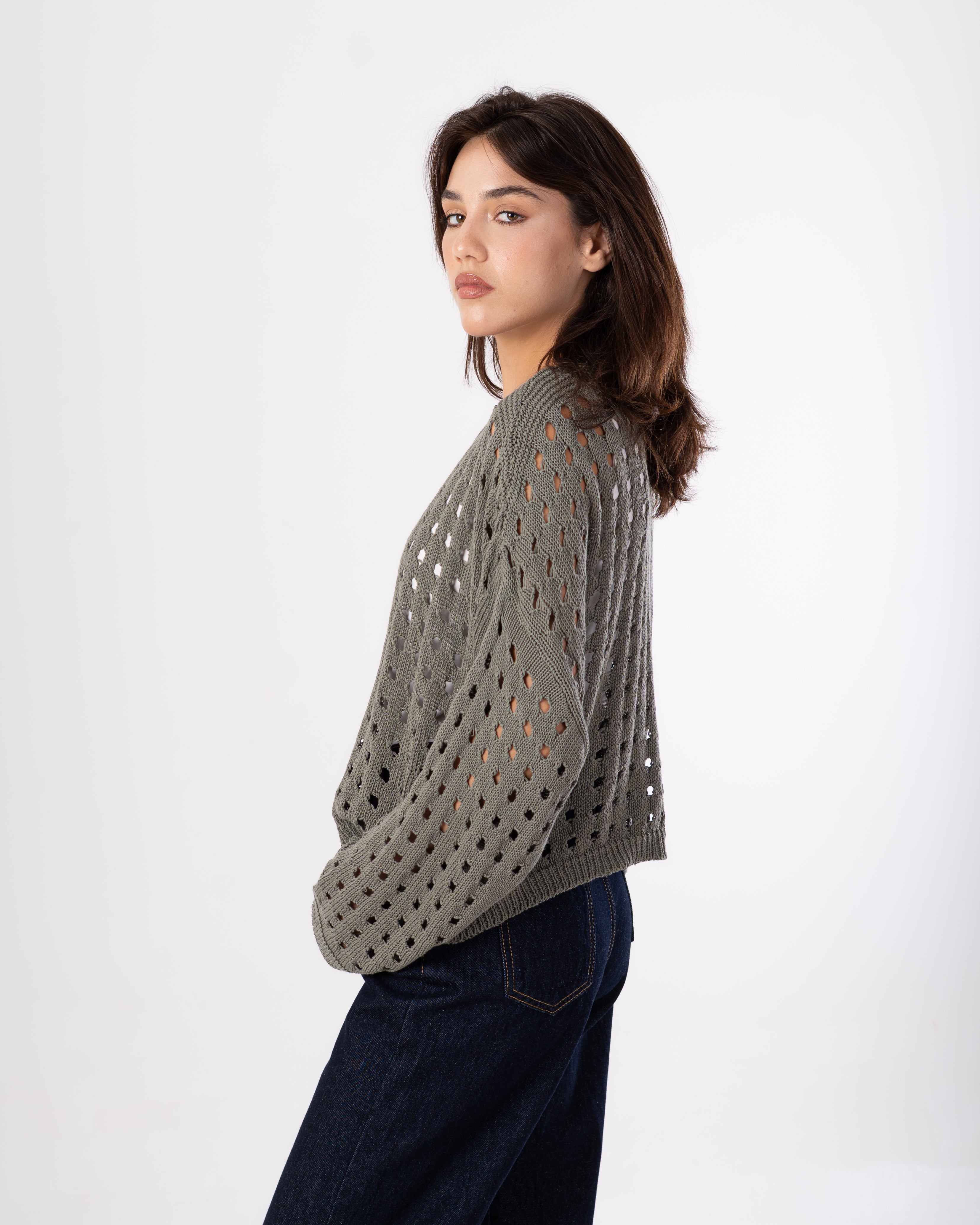 Knitwear Bodysuit - With Cut-Outs
