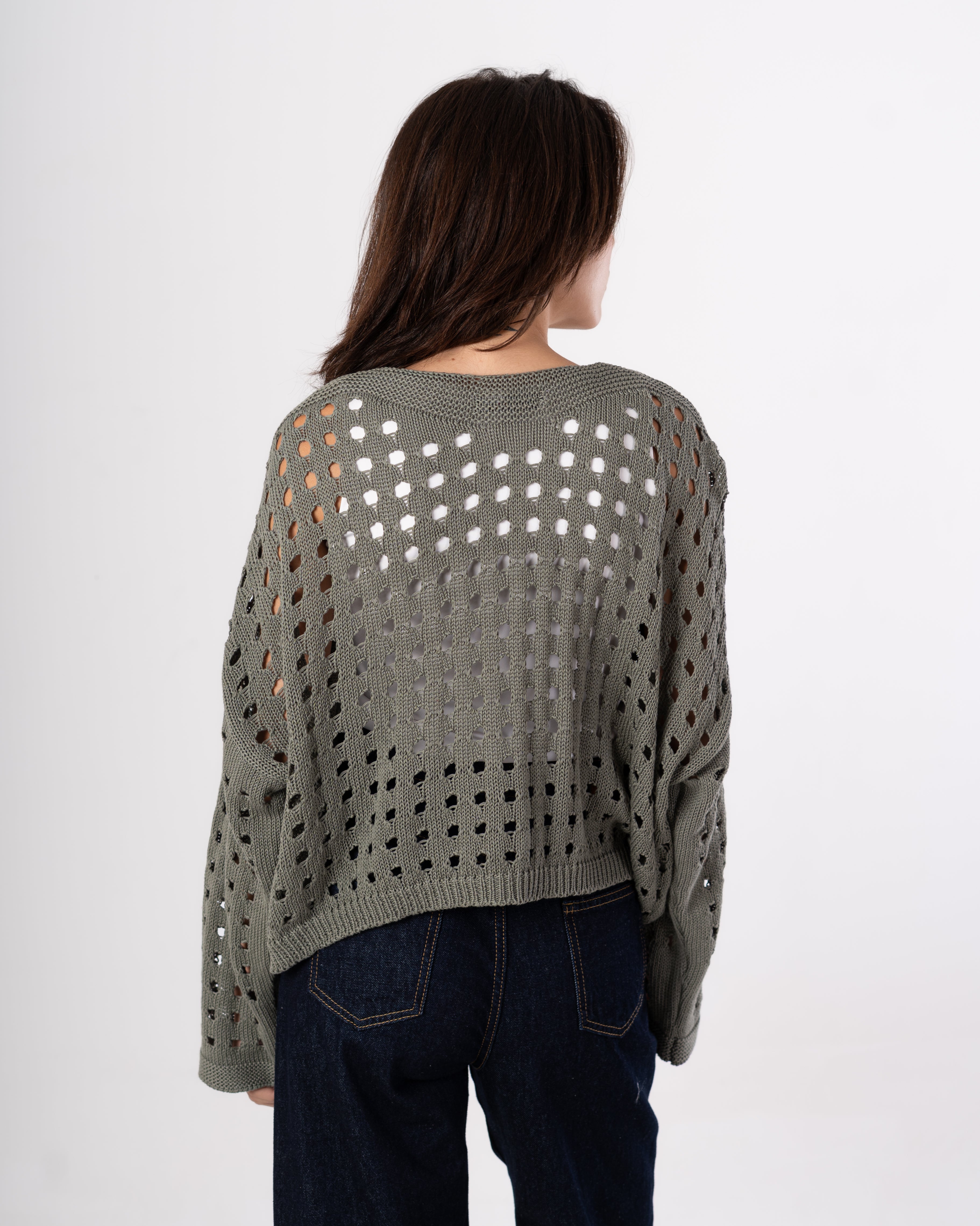 Knitwear Bodysuit - With Cut-Outs