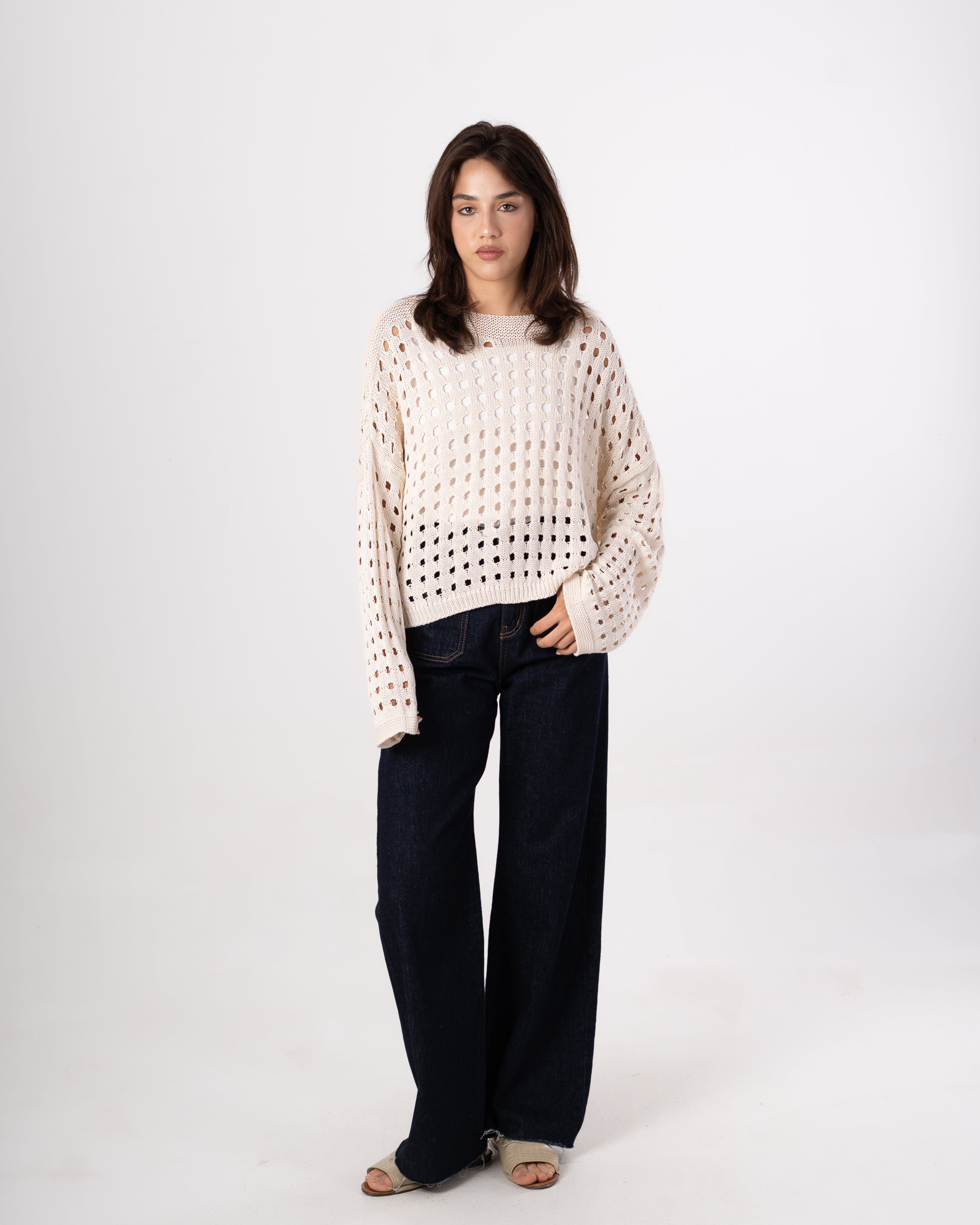 Knitwear Bodysuit - With Cut-Outs