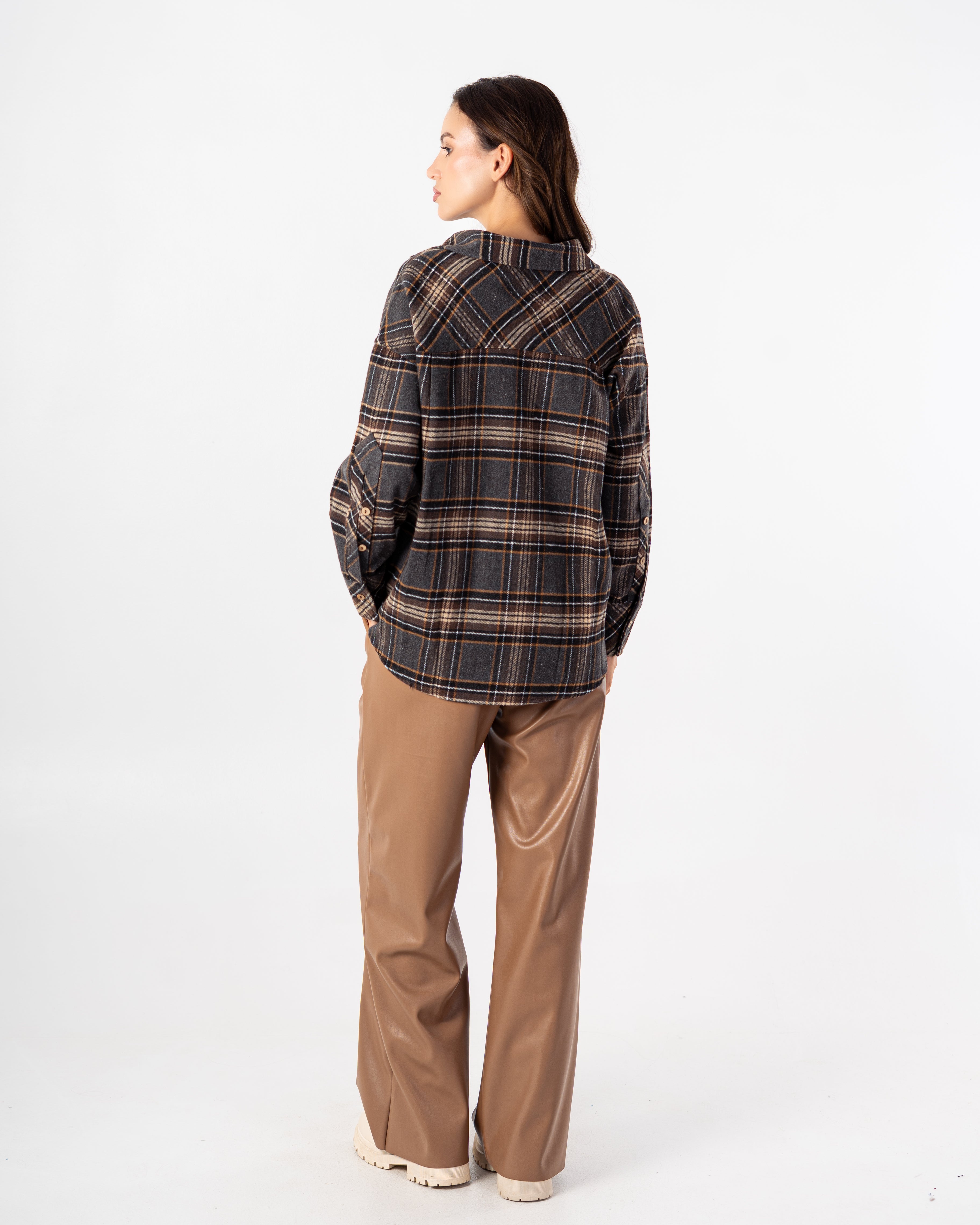 Karo Shirt – Chest Pocket (Striped Pattern)