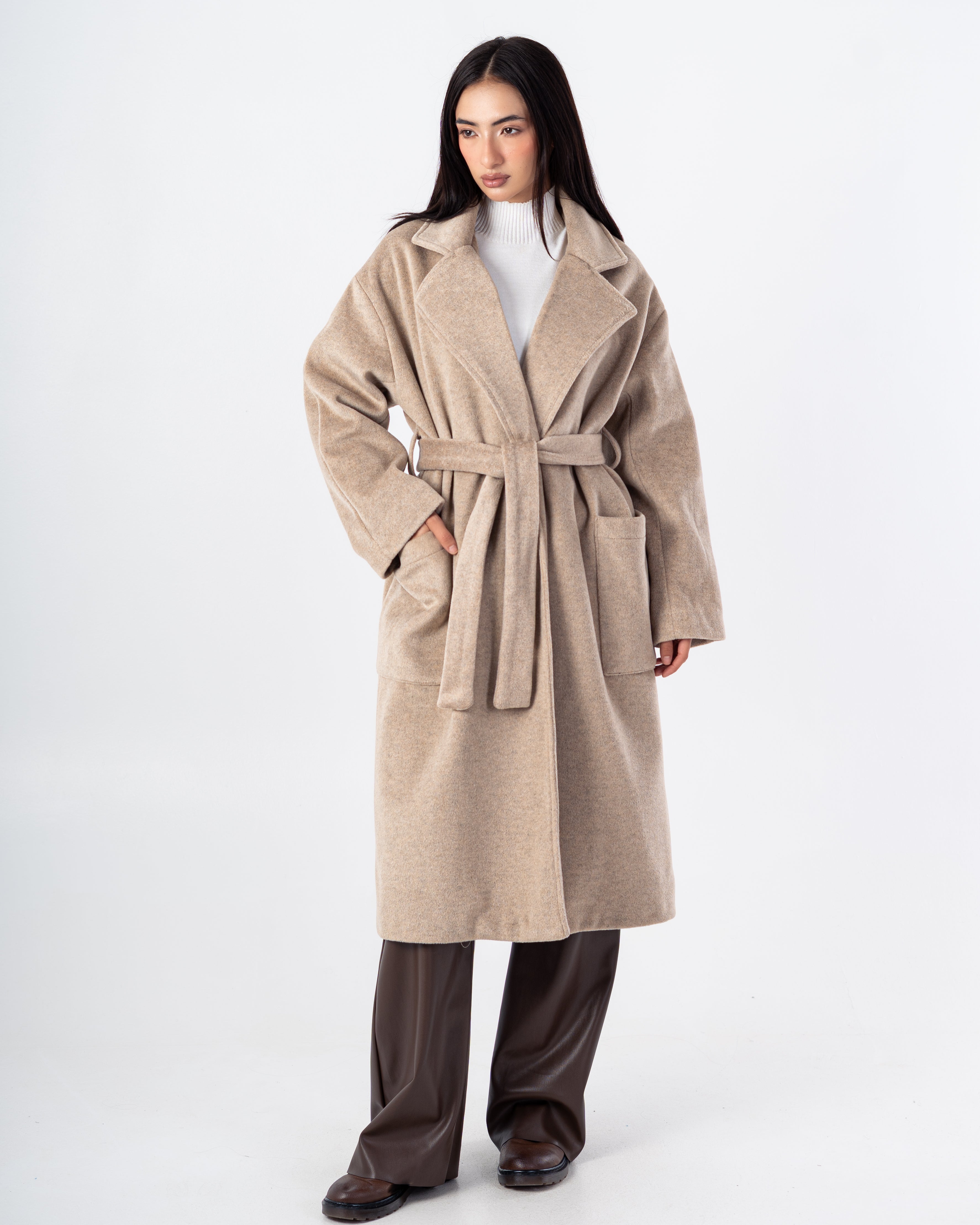 Trench Coat – With Belt (2-Big Pockets)