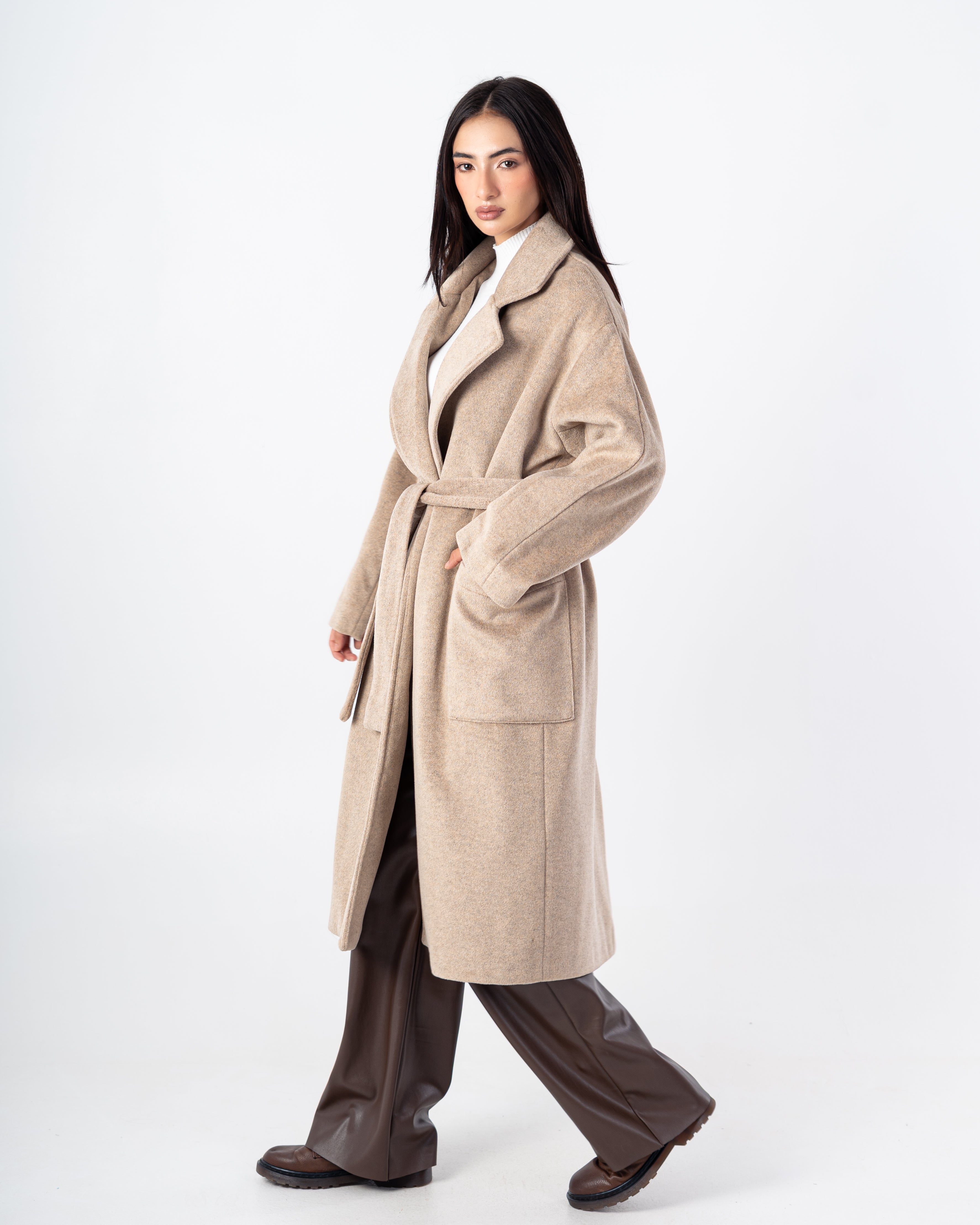 Trench Coat – With Belt (2-Big Pockets)