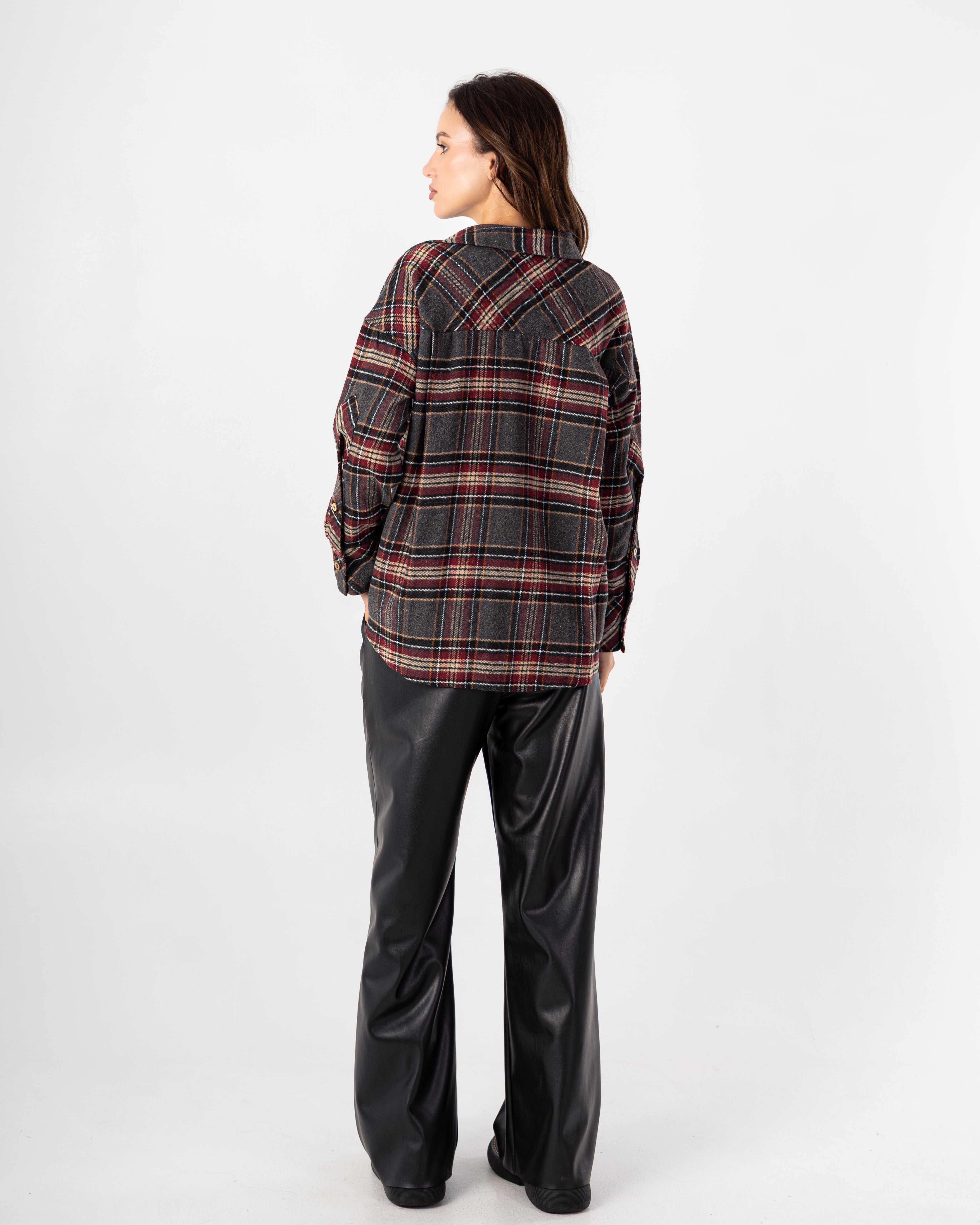 Karo Shirt – Chest Pocket (Striped Pattern)