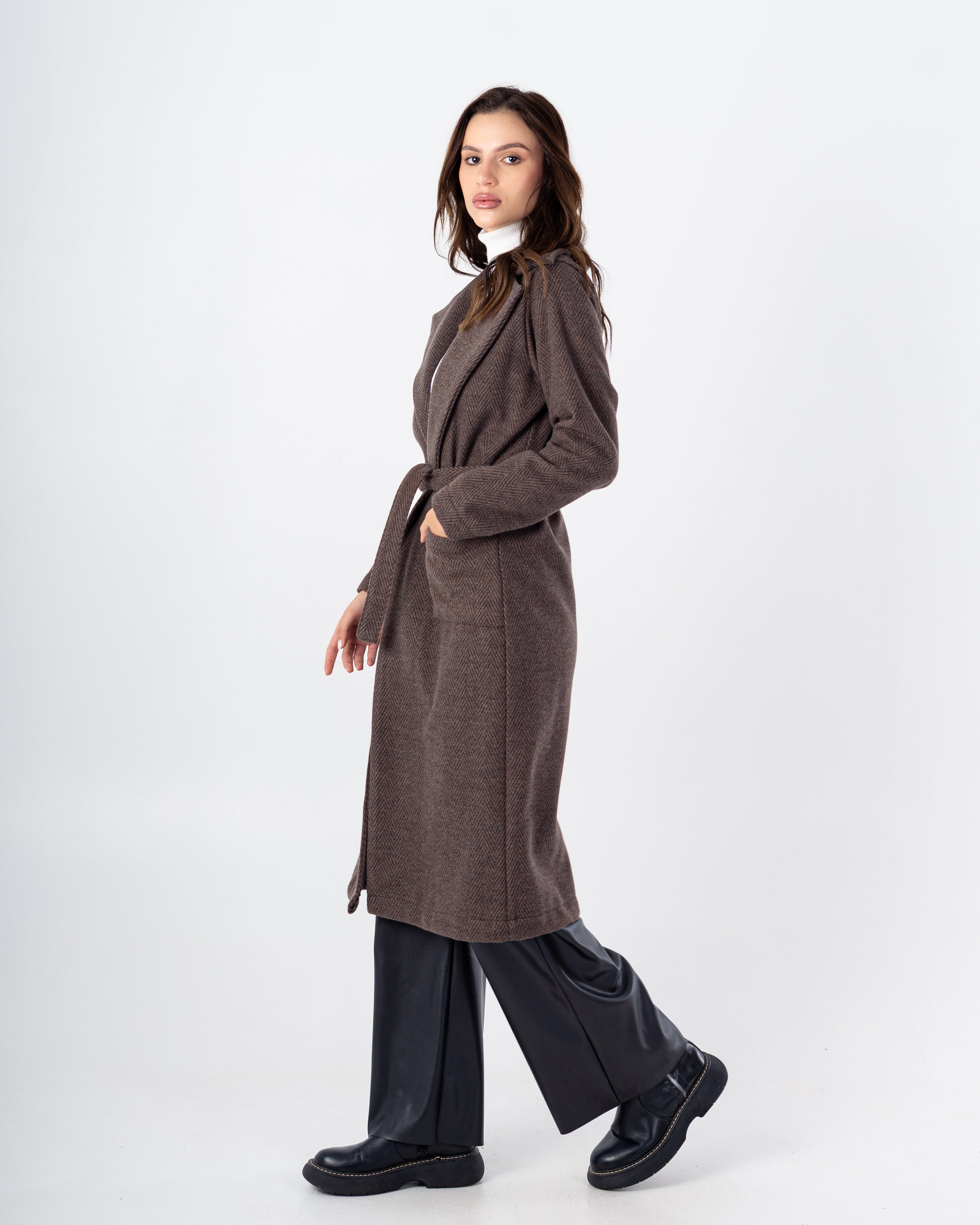 Trench Coat – With Belt (2-Small Pockets)