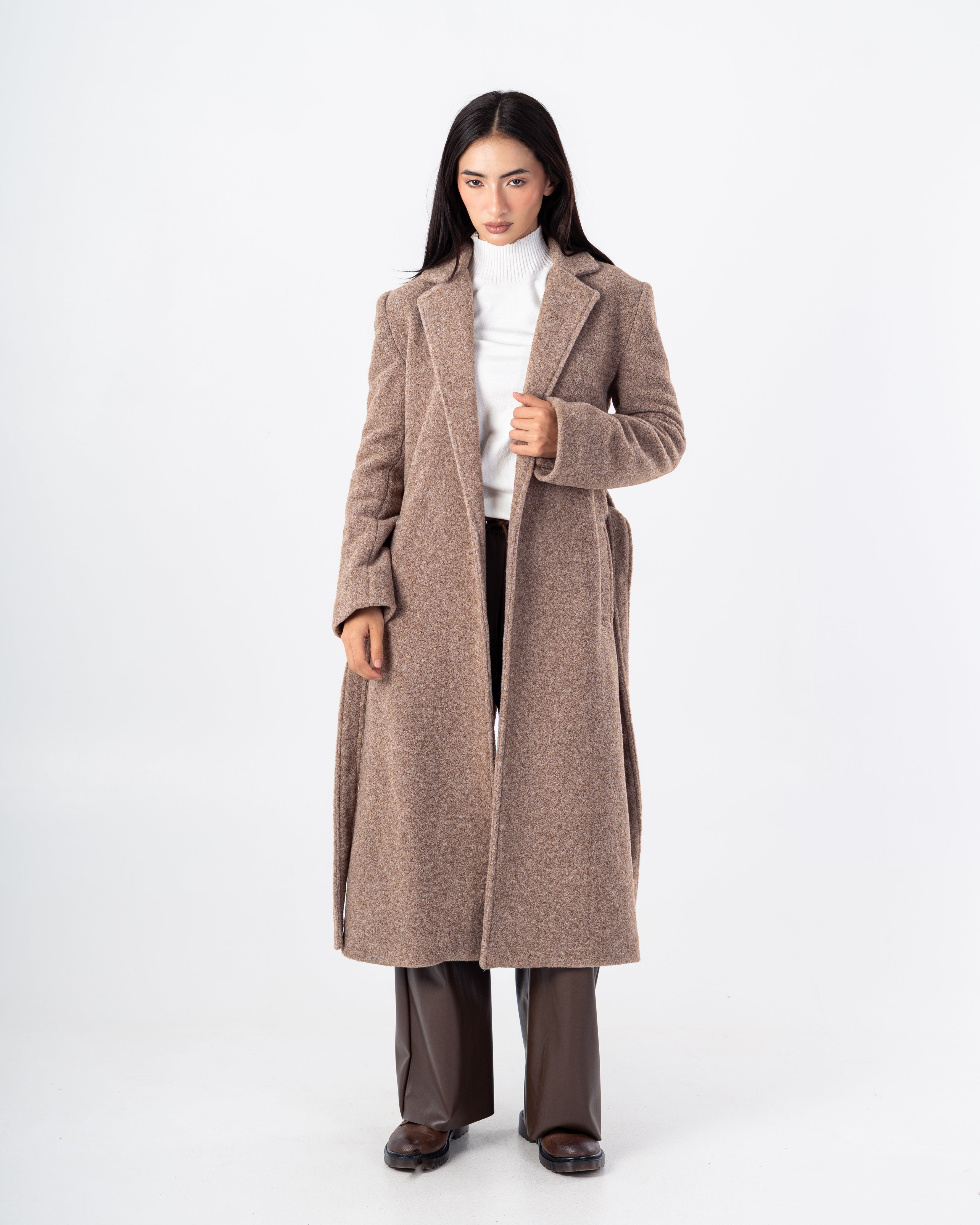 Trench Coat – With Belt (2-Small Pockets)