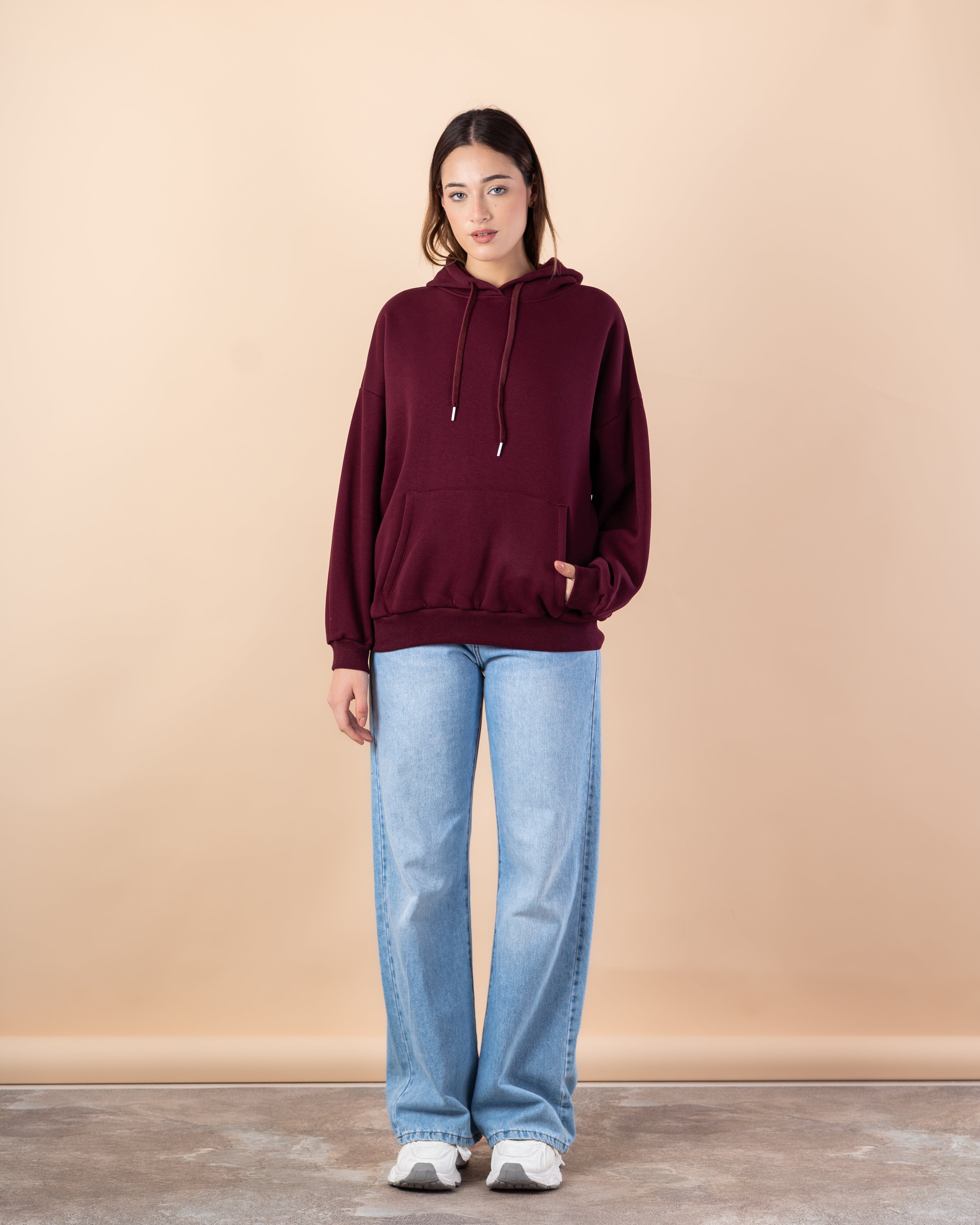 Plain Hoodie - With Center Pocket