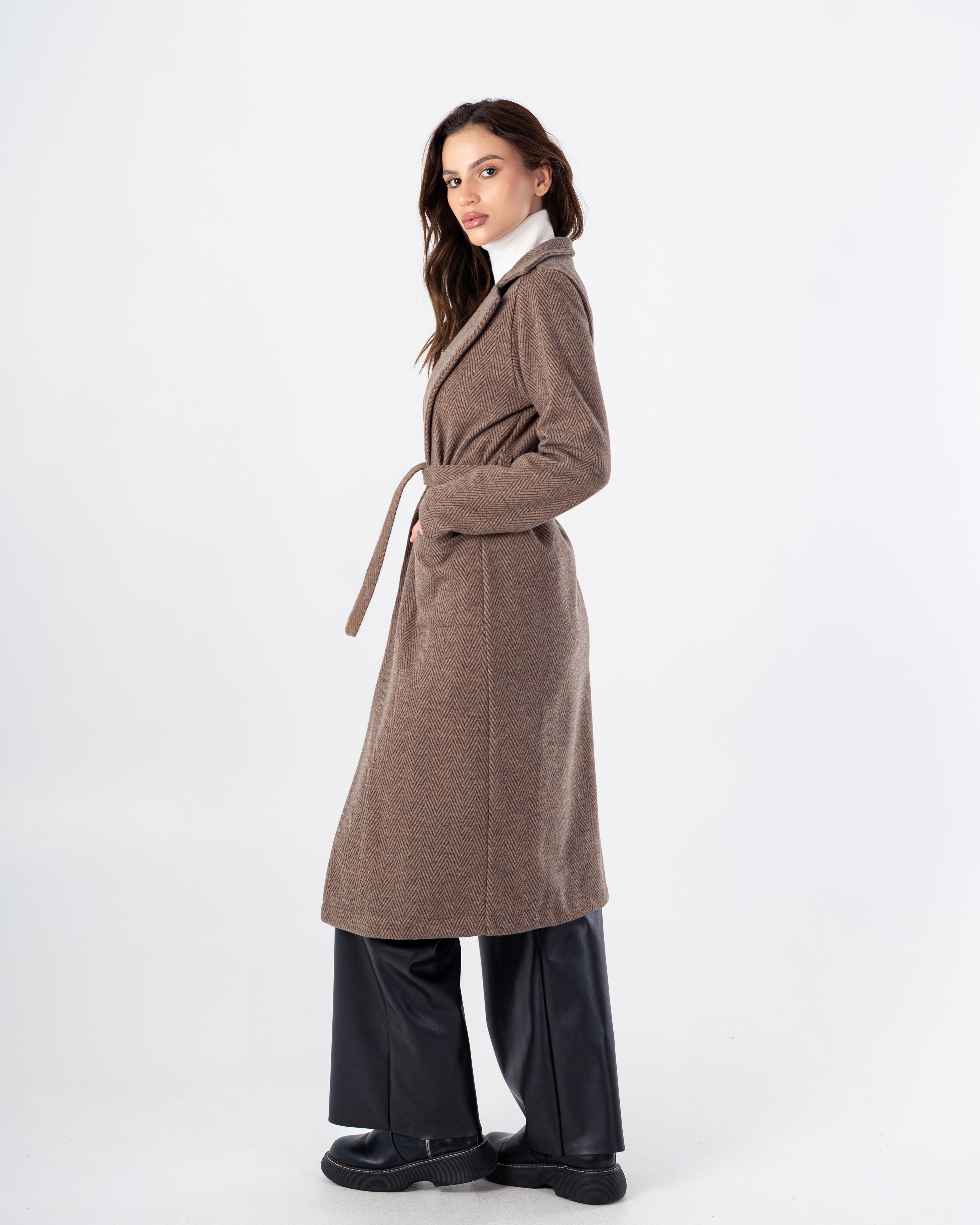 Trench Coat – With Belt (2-Small Pockets)
