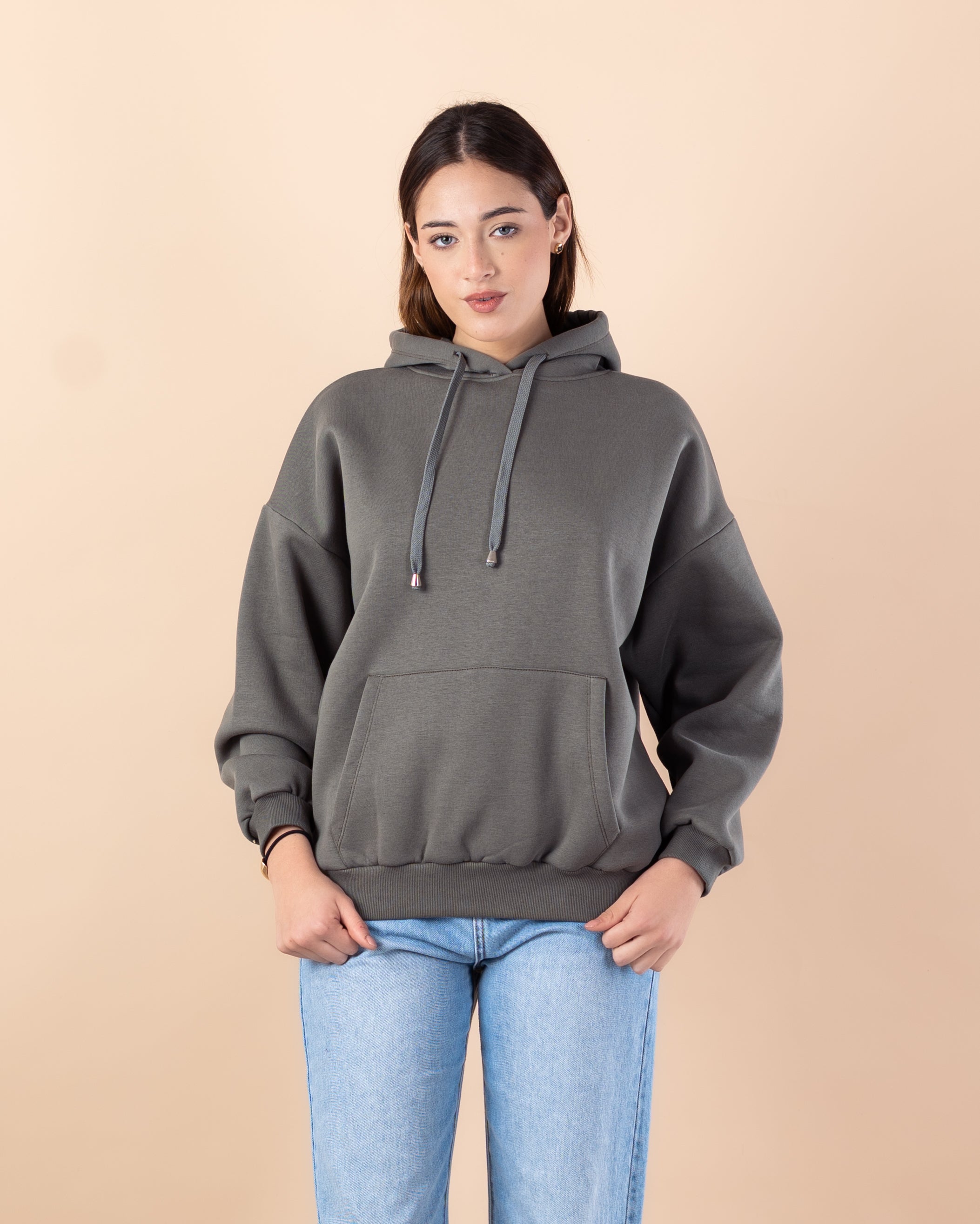 Plain Hoodie - With Center Pocket