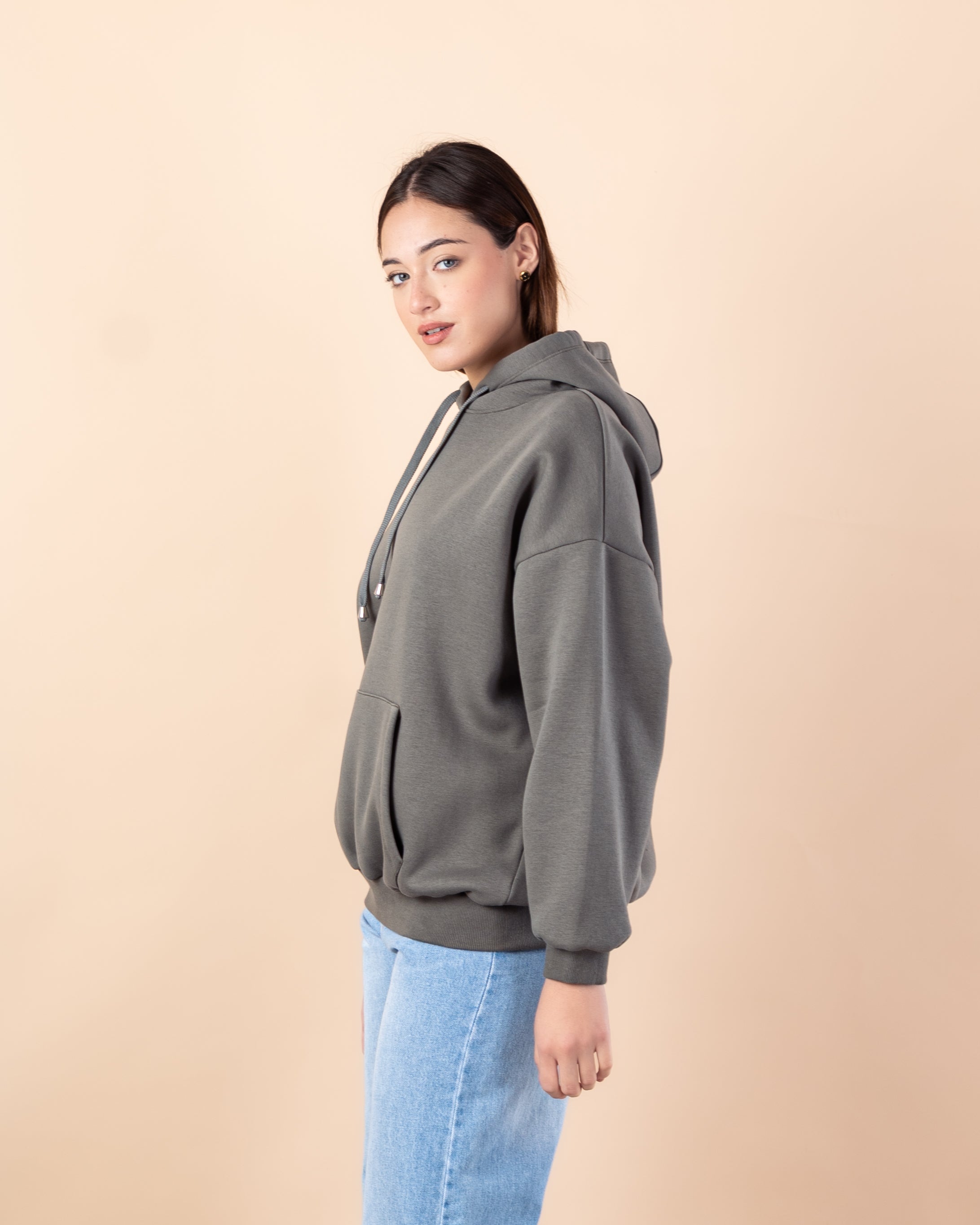 Plain Hoodie - With Center Pocket