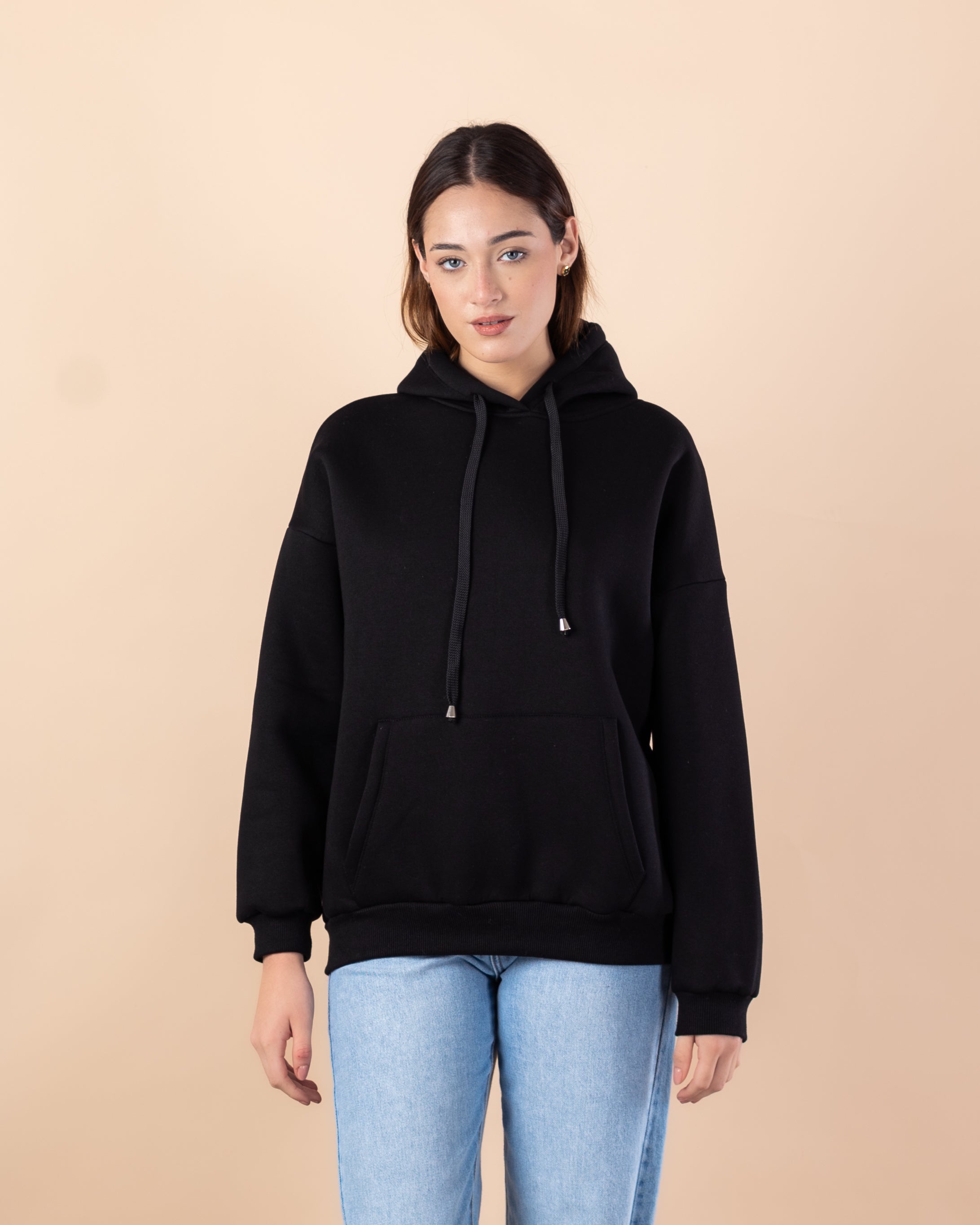 Plain Hoodie - With Center Pocket