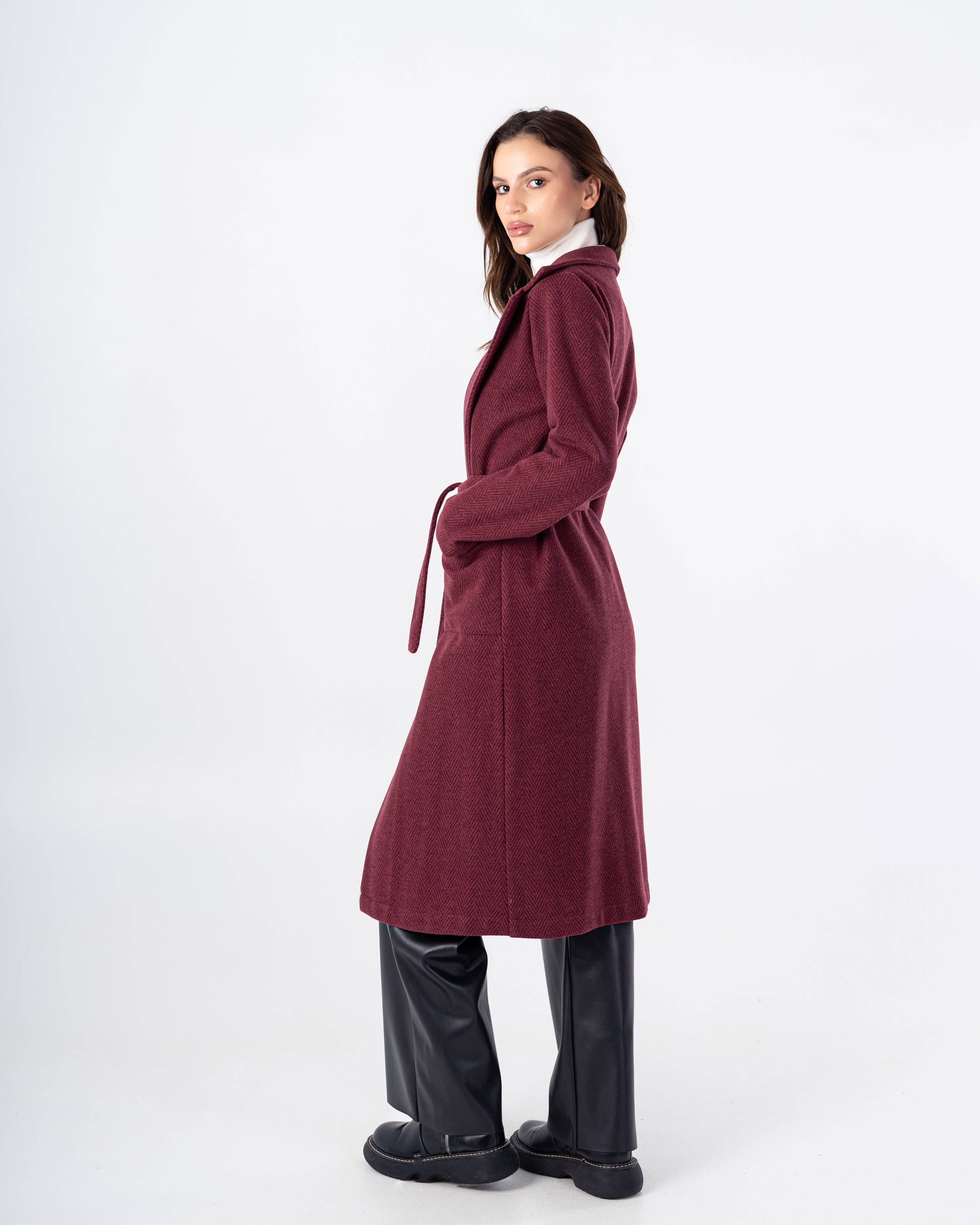 Trench Coat – With Belt (2-Small Pockets)