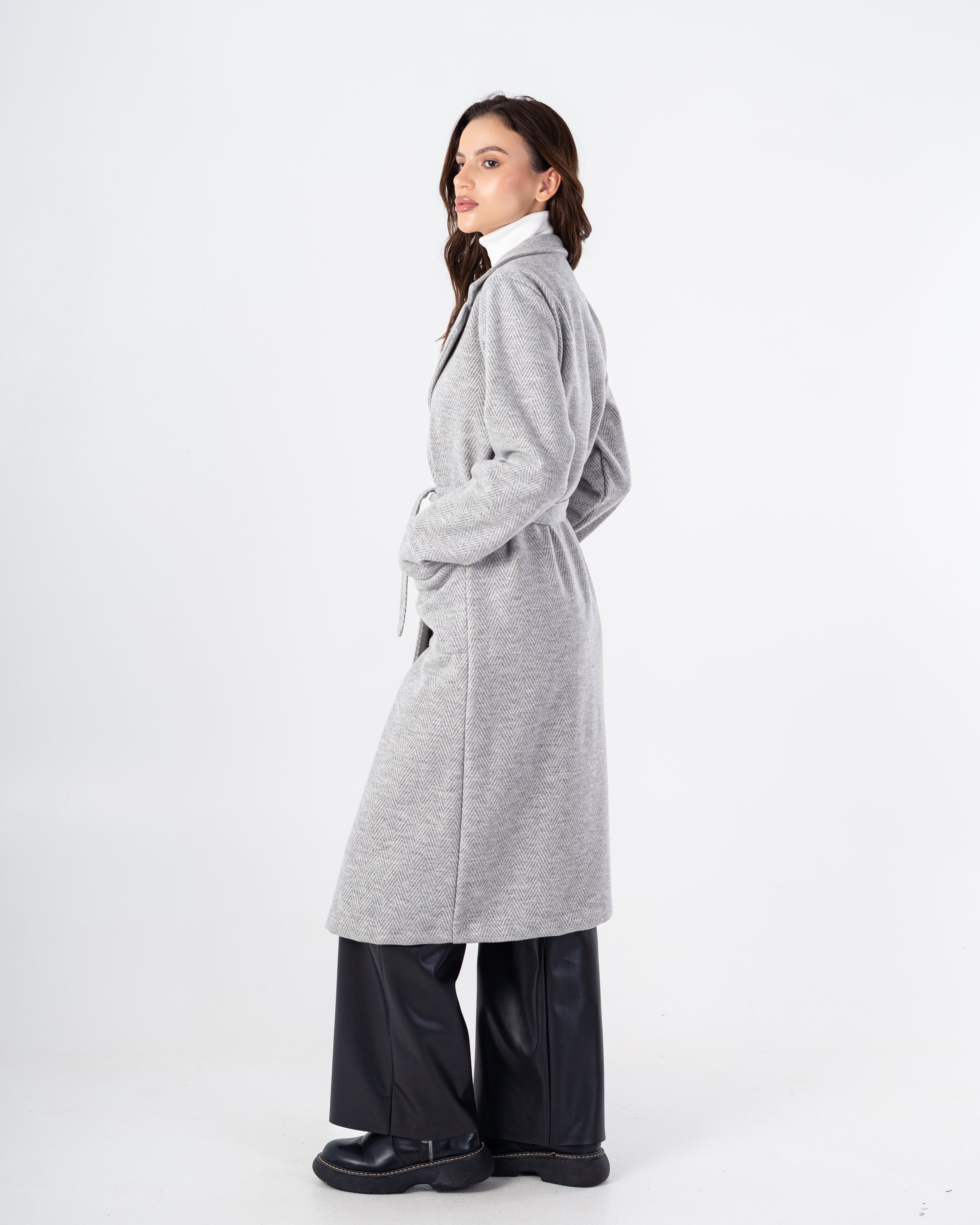 Trench Coat – With Belt (2-Small Pockets)