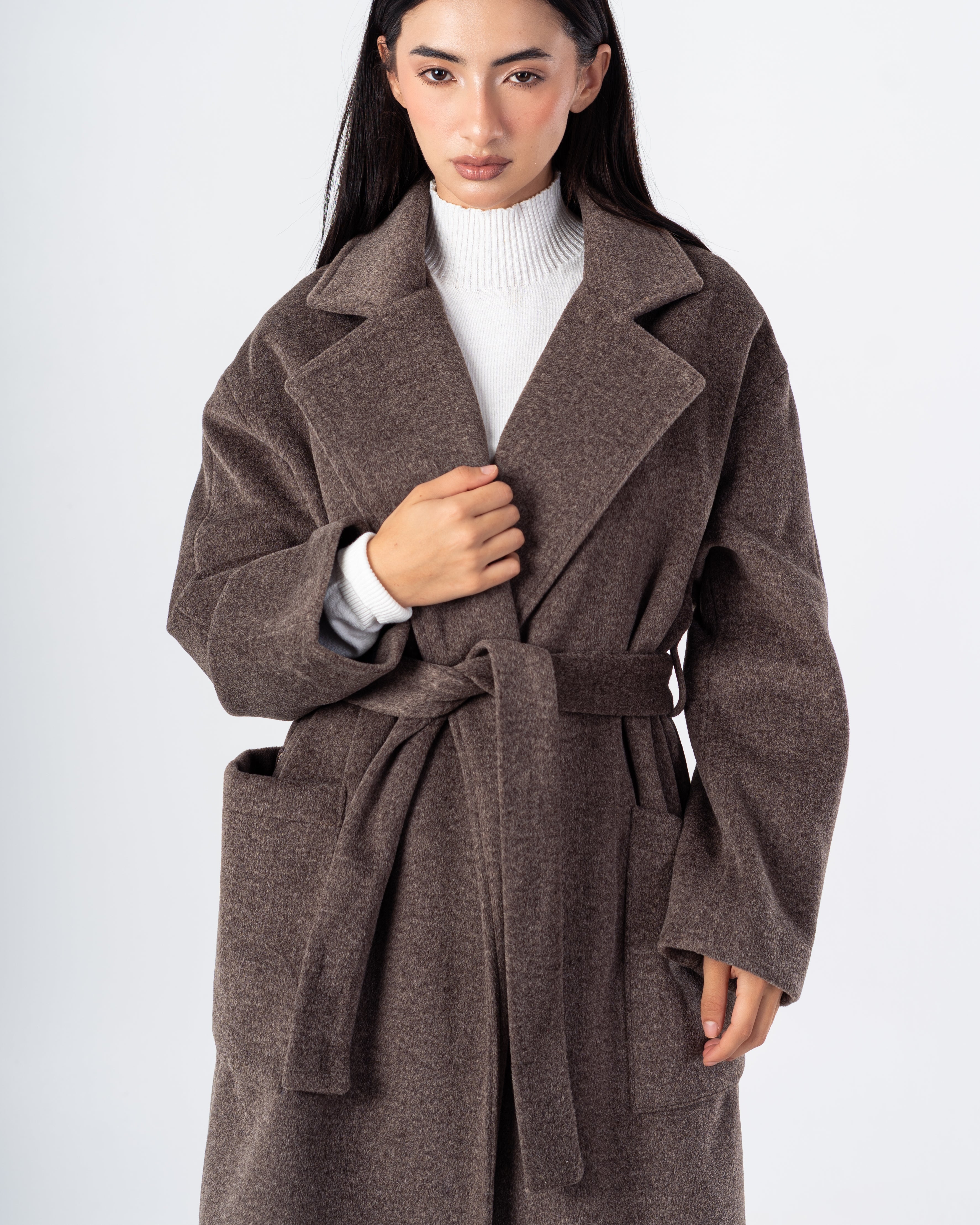 Trench Coat – With Belt (2-Big Pockets)
