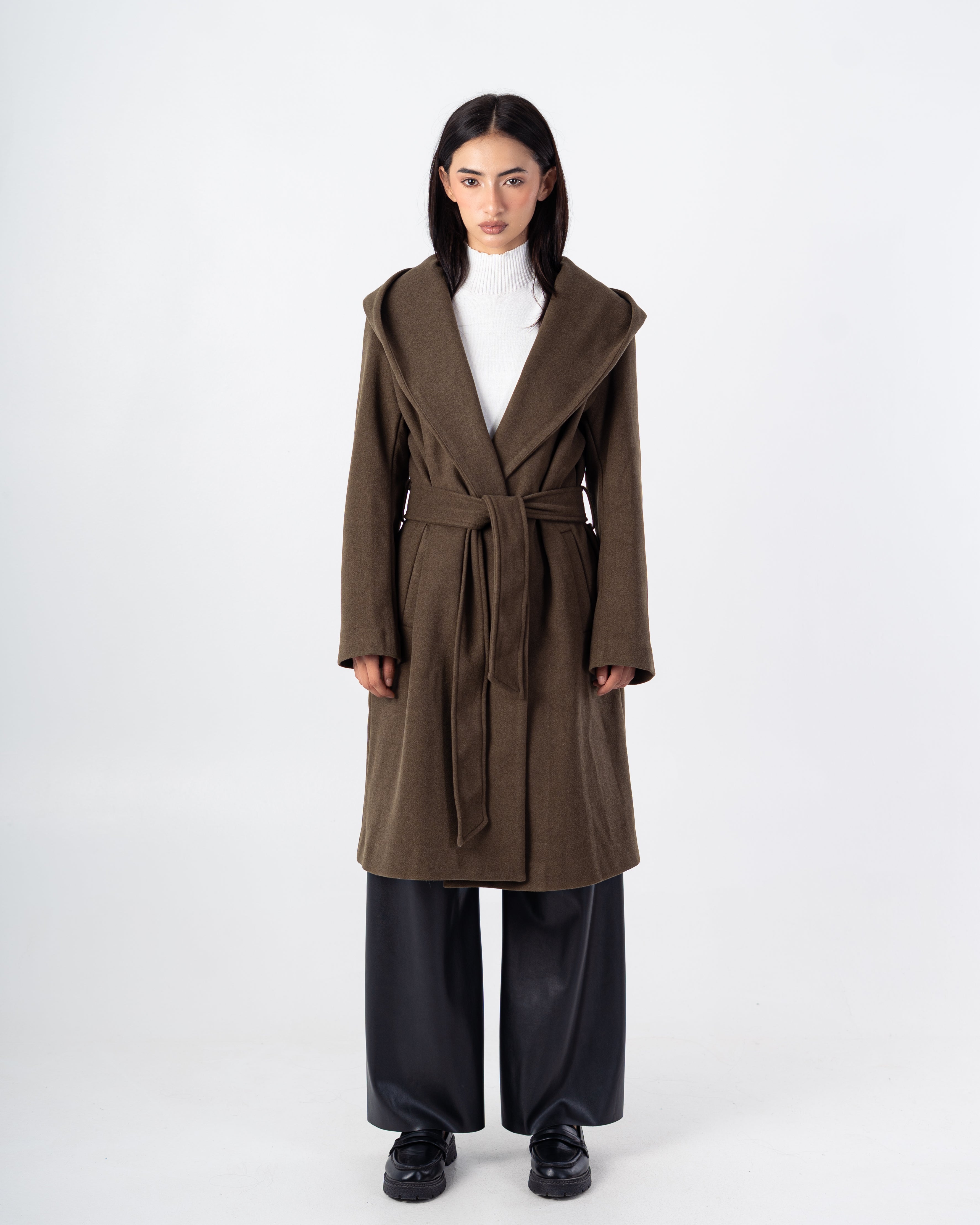 Cradigan Plain – With Belt (Wide Hoodie)