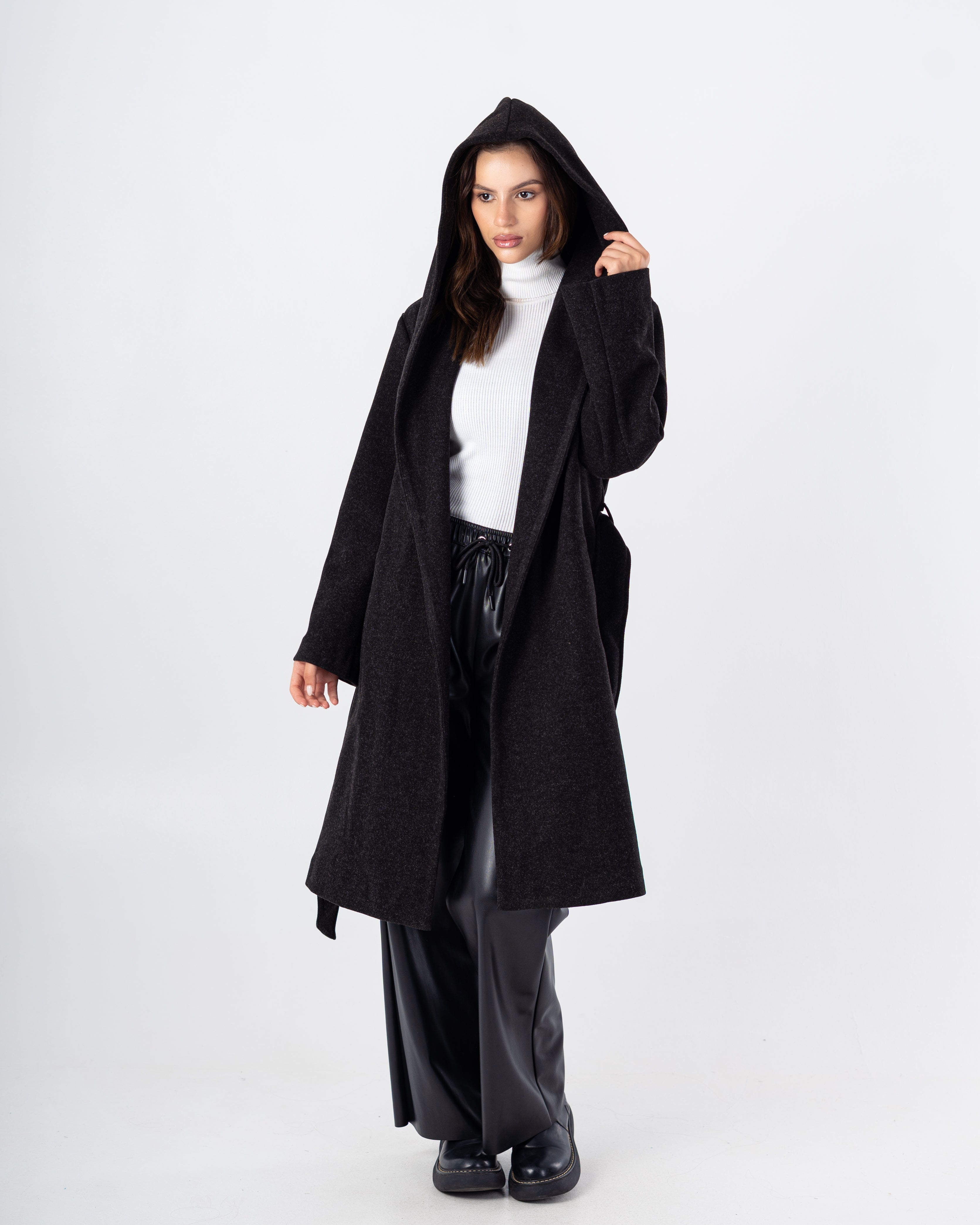 Knitwear Cardigan – Plain Long (Simple Elastic Sleeves)