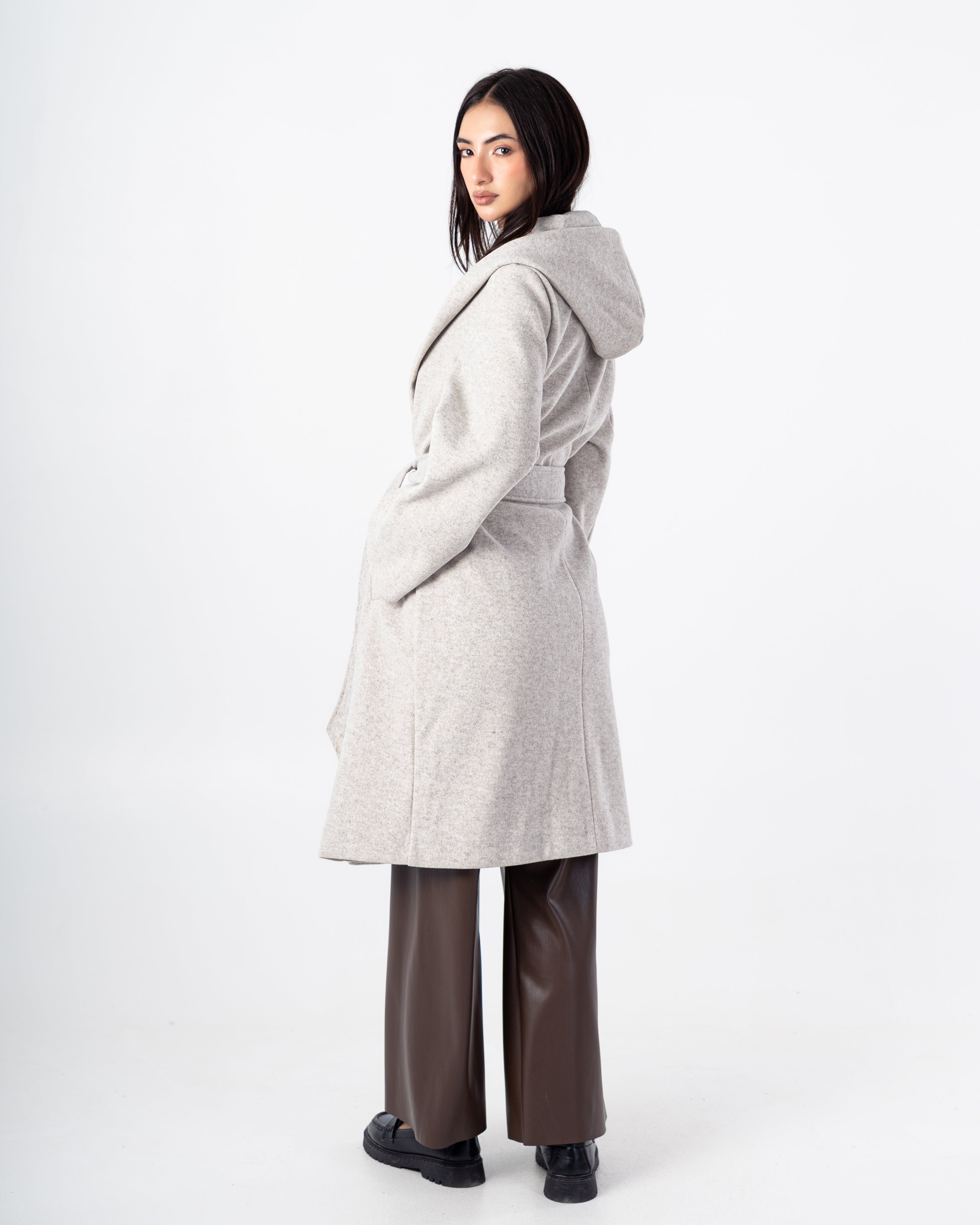 Cradigan Plain – With Belt (Wide Hoodie)