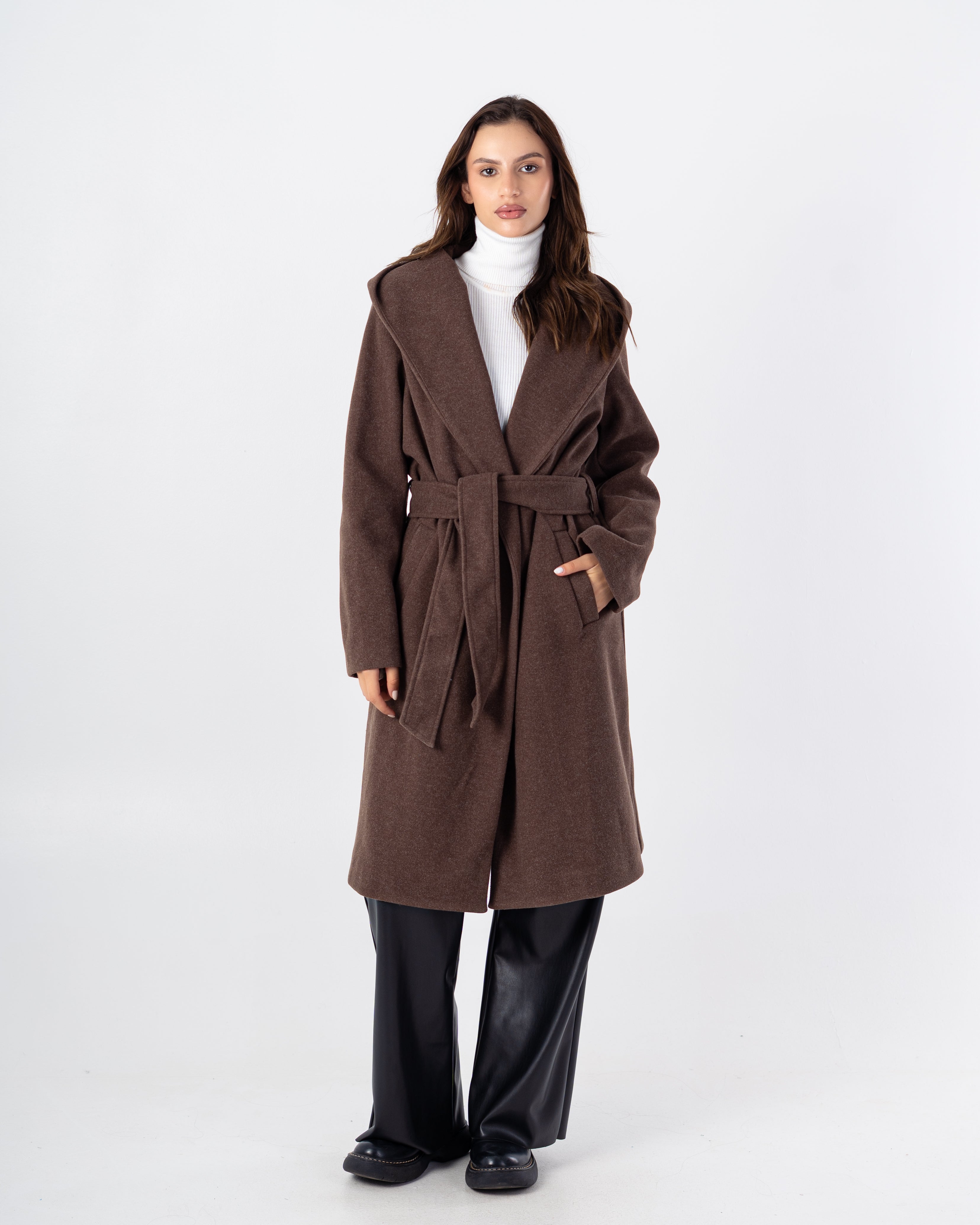 Cradigan Plain – With Belt (Wide Hoodie)