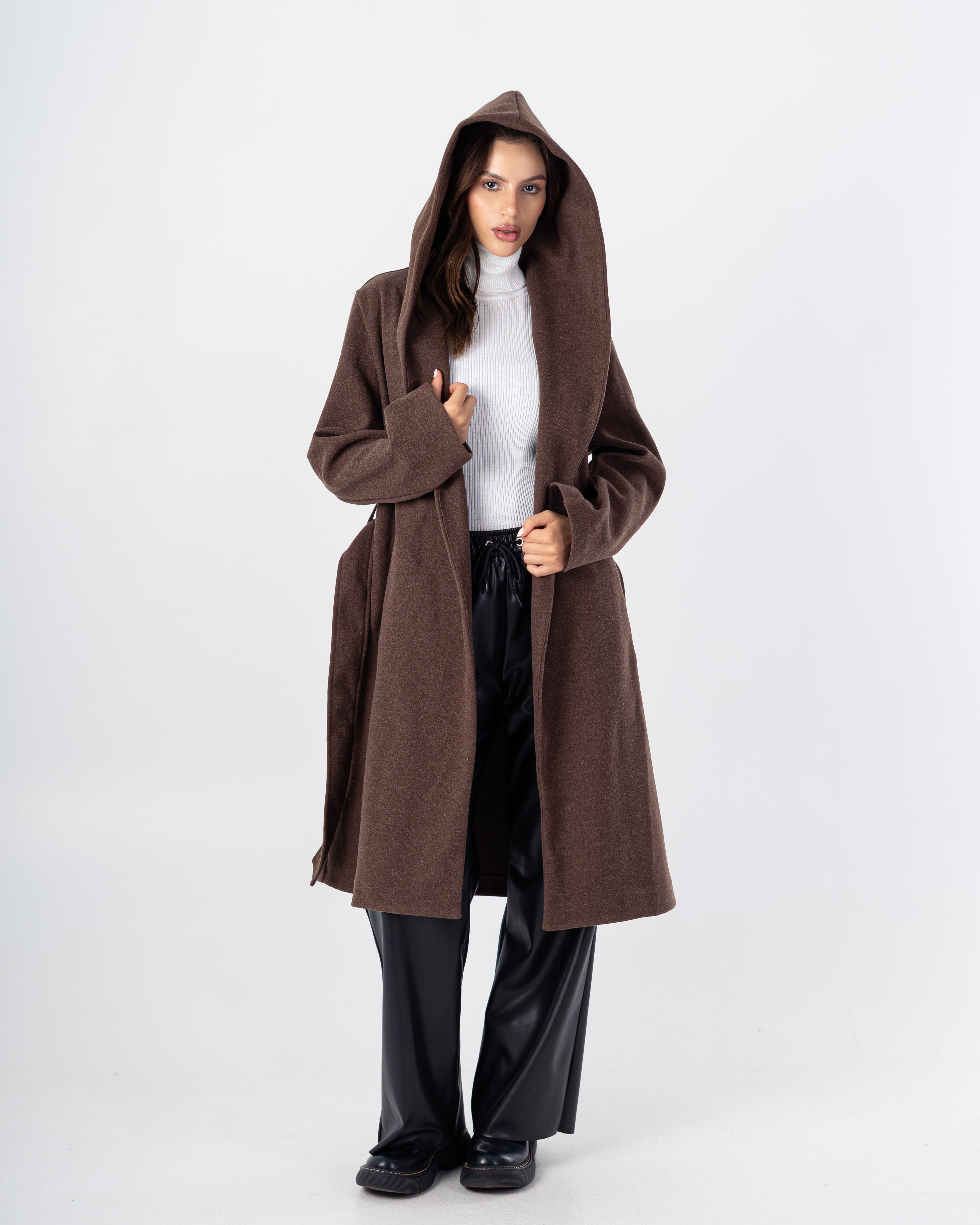 Cradigan Plain – With Belt (Wide Hoodie)