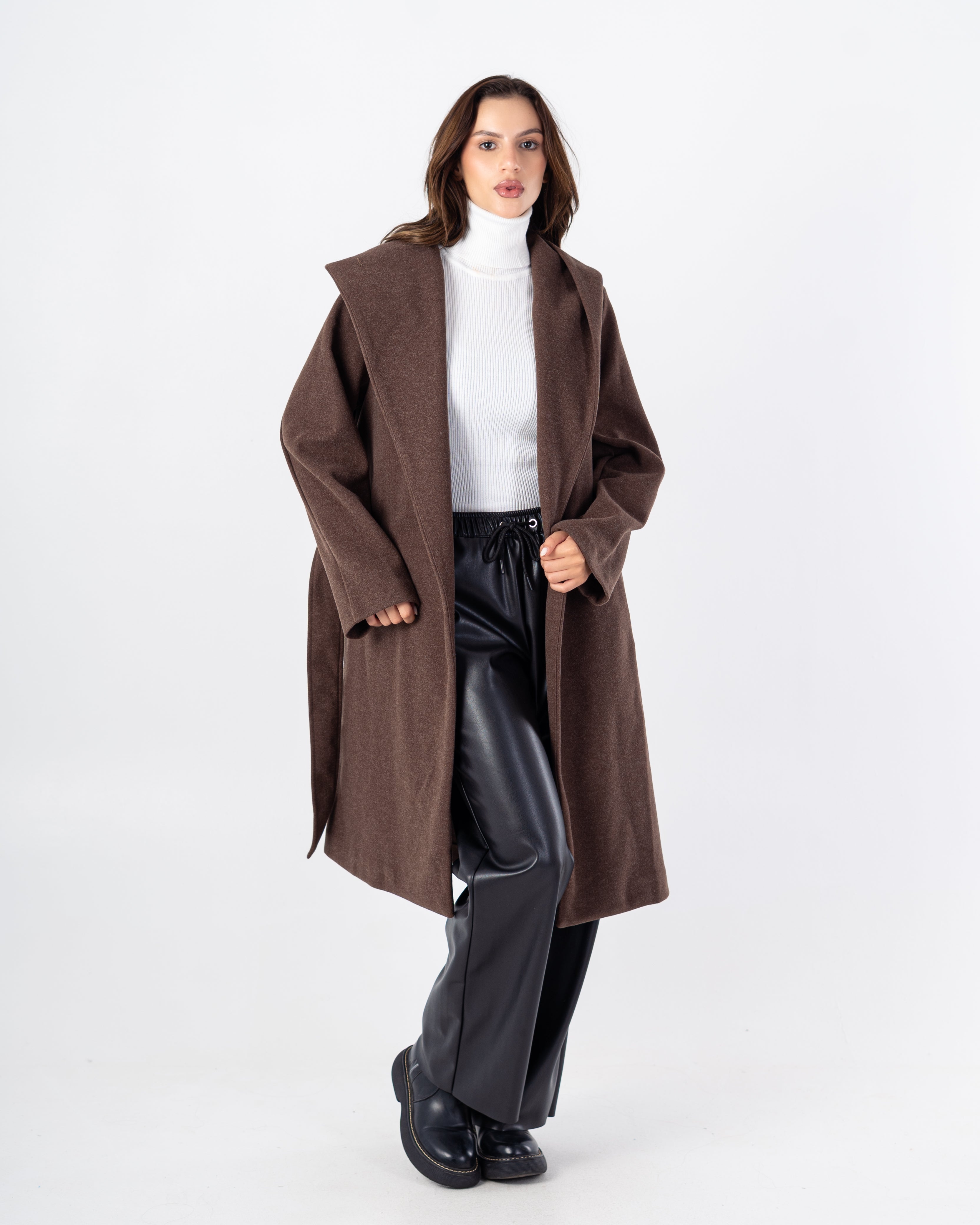 Cradigan Plain – With Belt (Wide Hoodie)