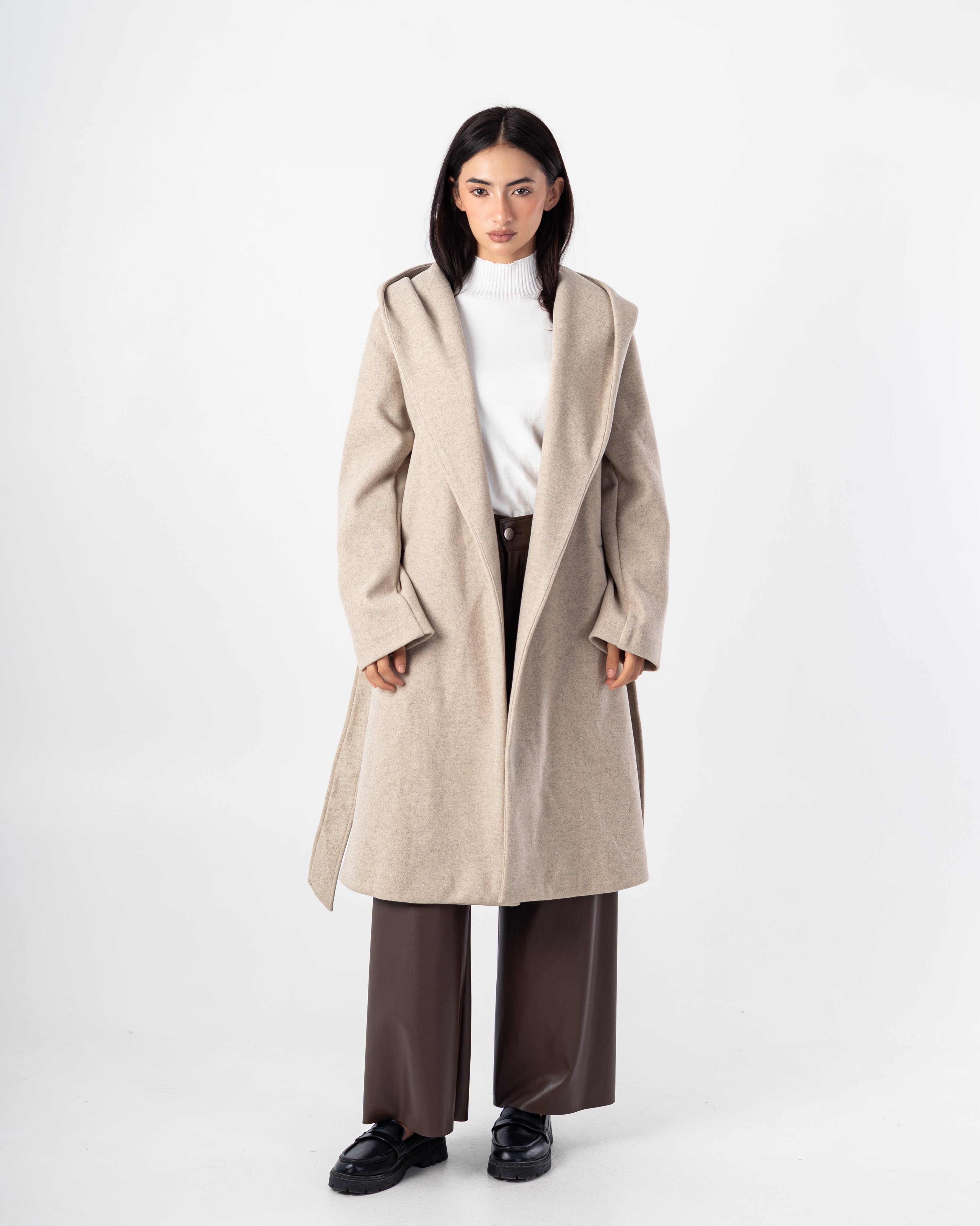 Cradigan Plain – With Belt (Wide Hoodie)