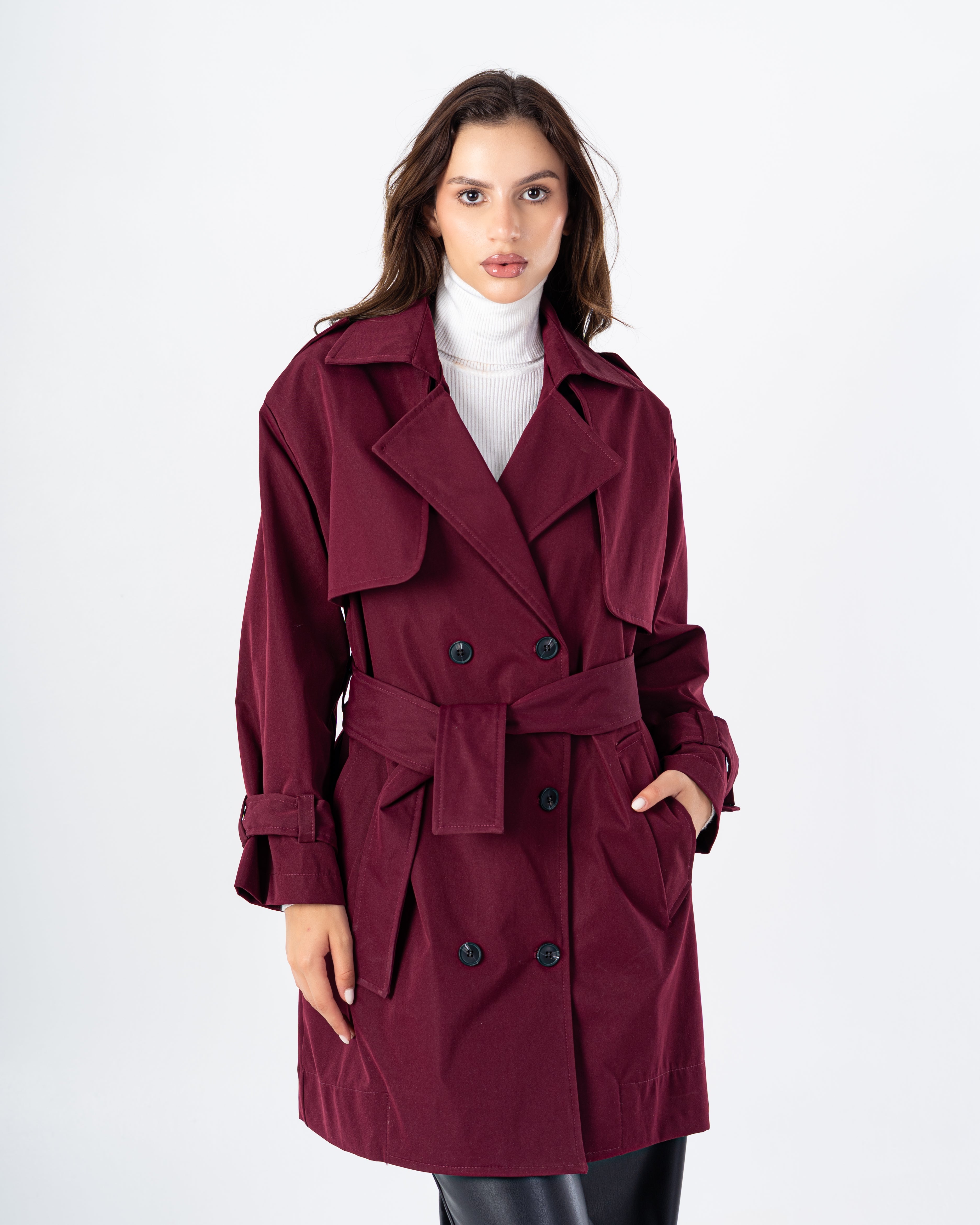 Gabardine Jacket – With Belt