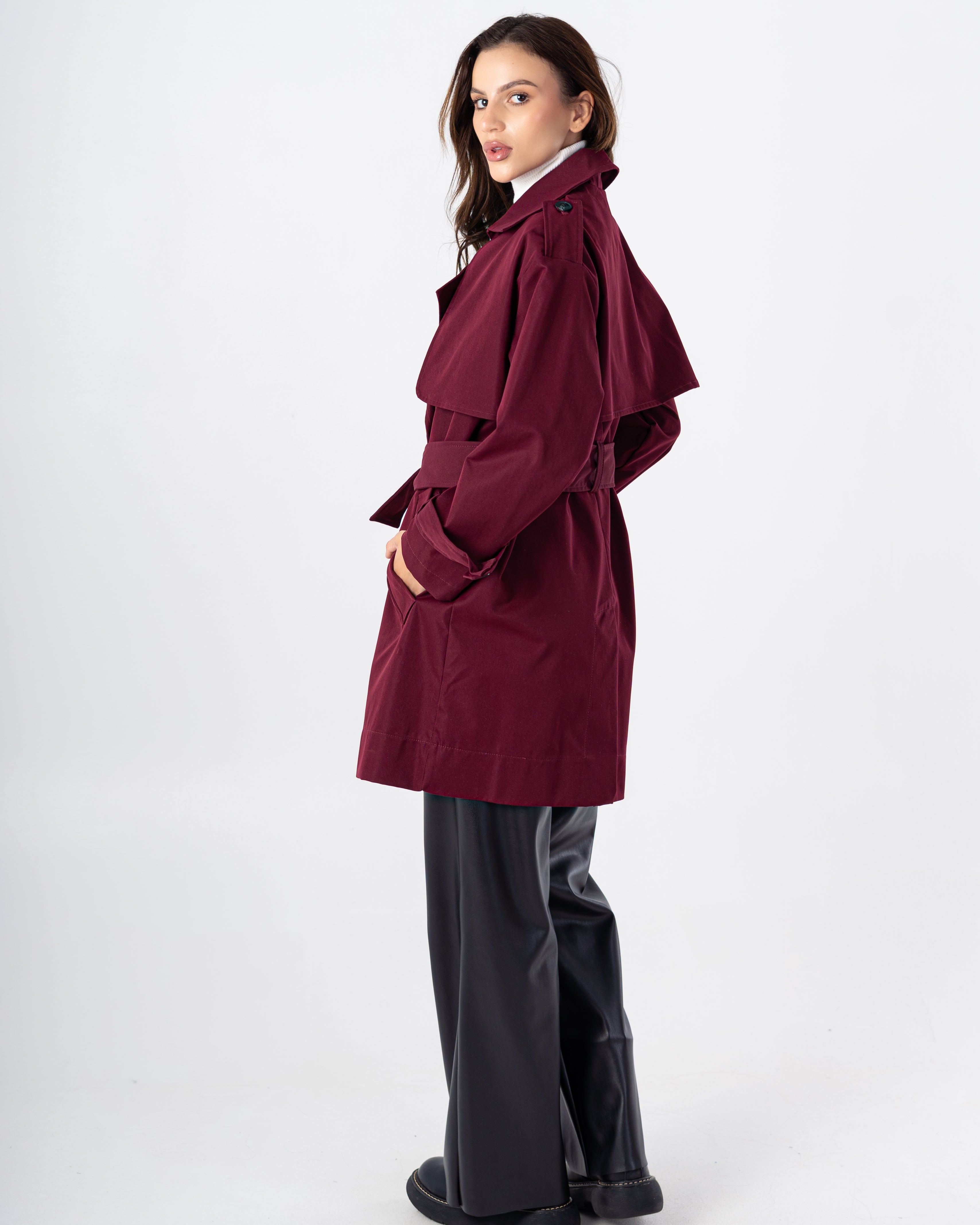 Gabardine Jacket – With Belt