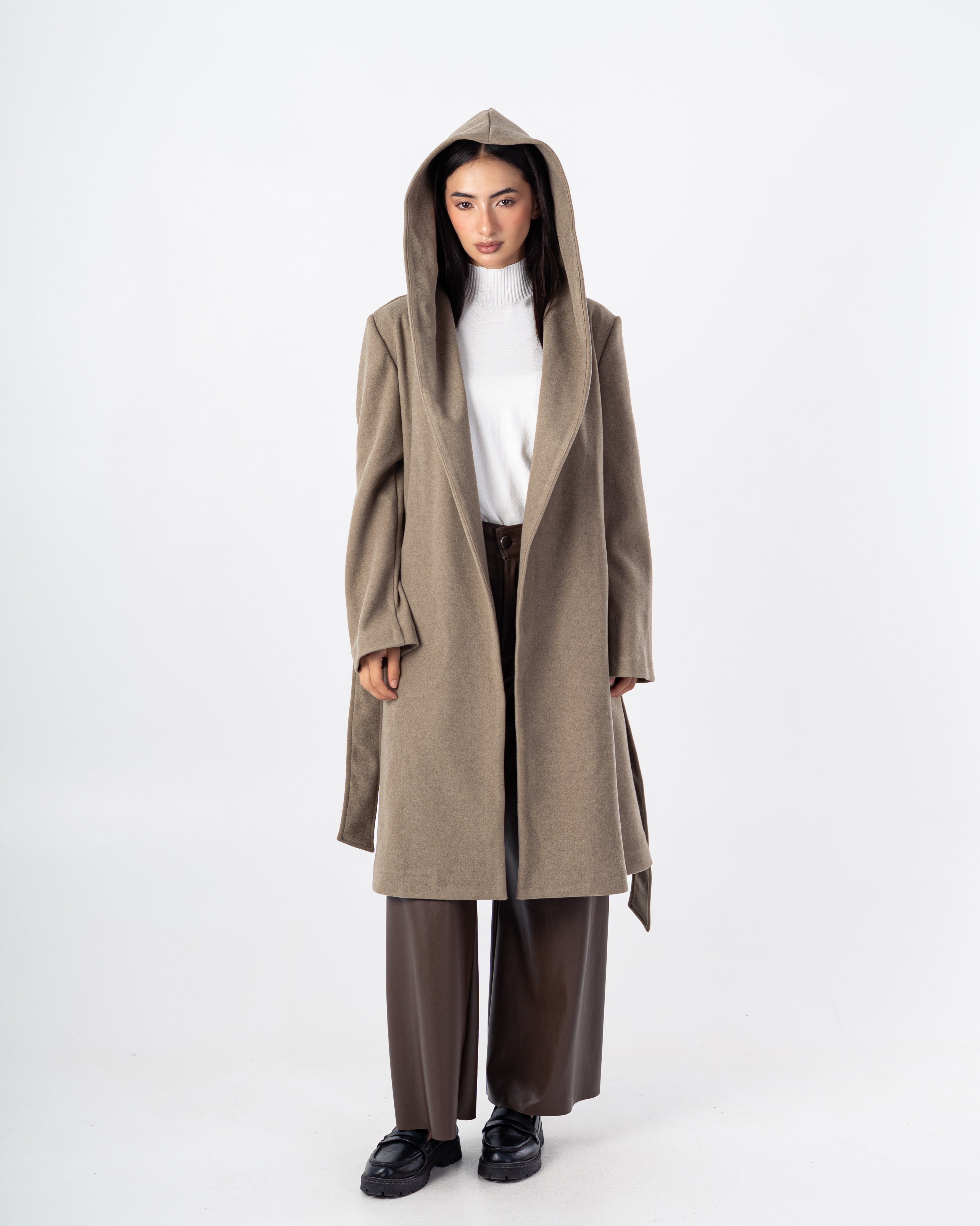 Cradigan Plain – With Belt (Wide Hoodie)