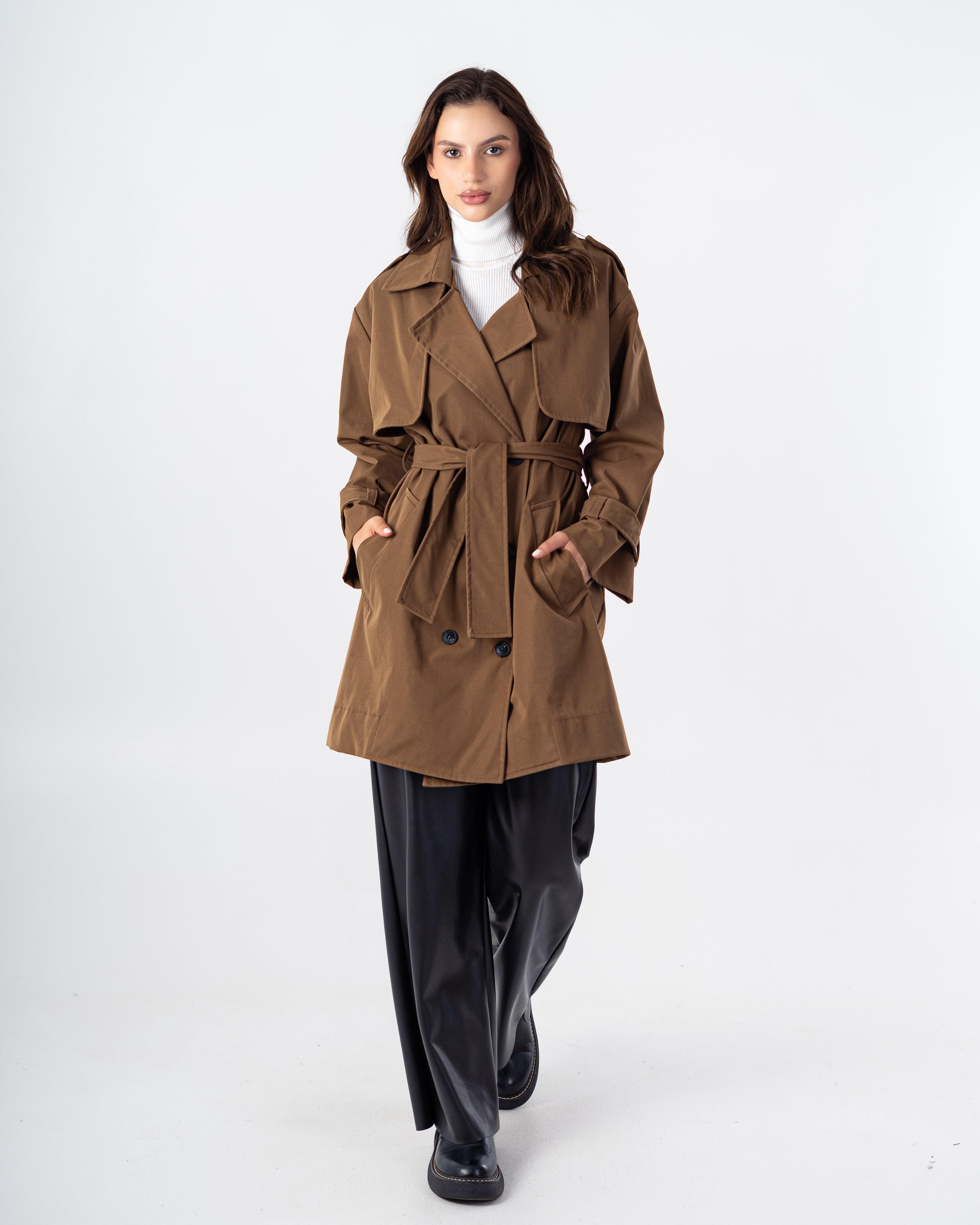 Gabardine Jacket – With Belt