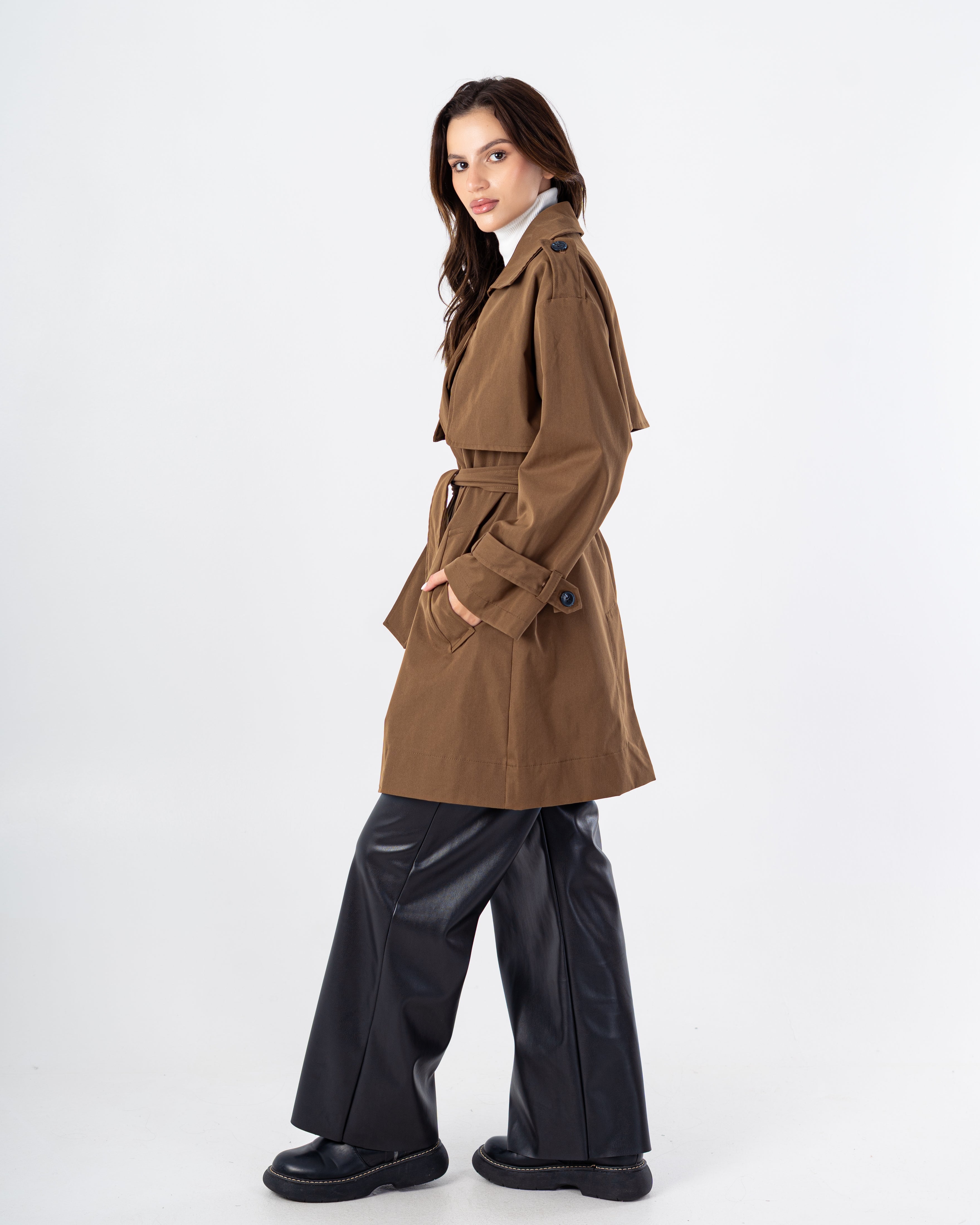 Gabardine Jacket – With Belt